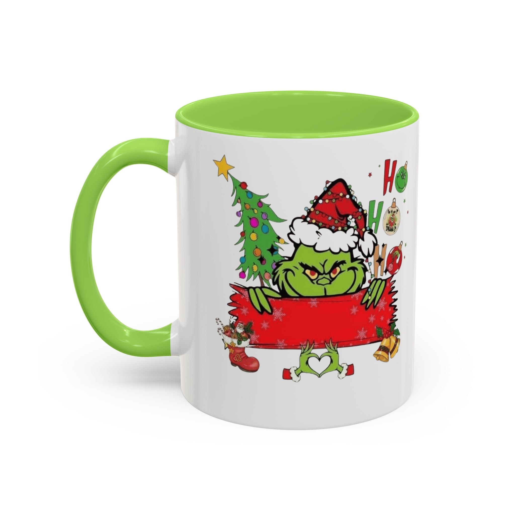 Christmas Grinch Mug (11oz & 15oz)  Funny Holiday Coffee Cup with Grinch Illustration Christmas Mugs Collection!