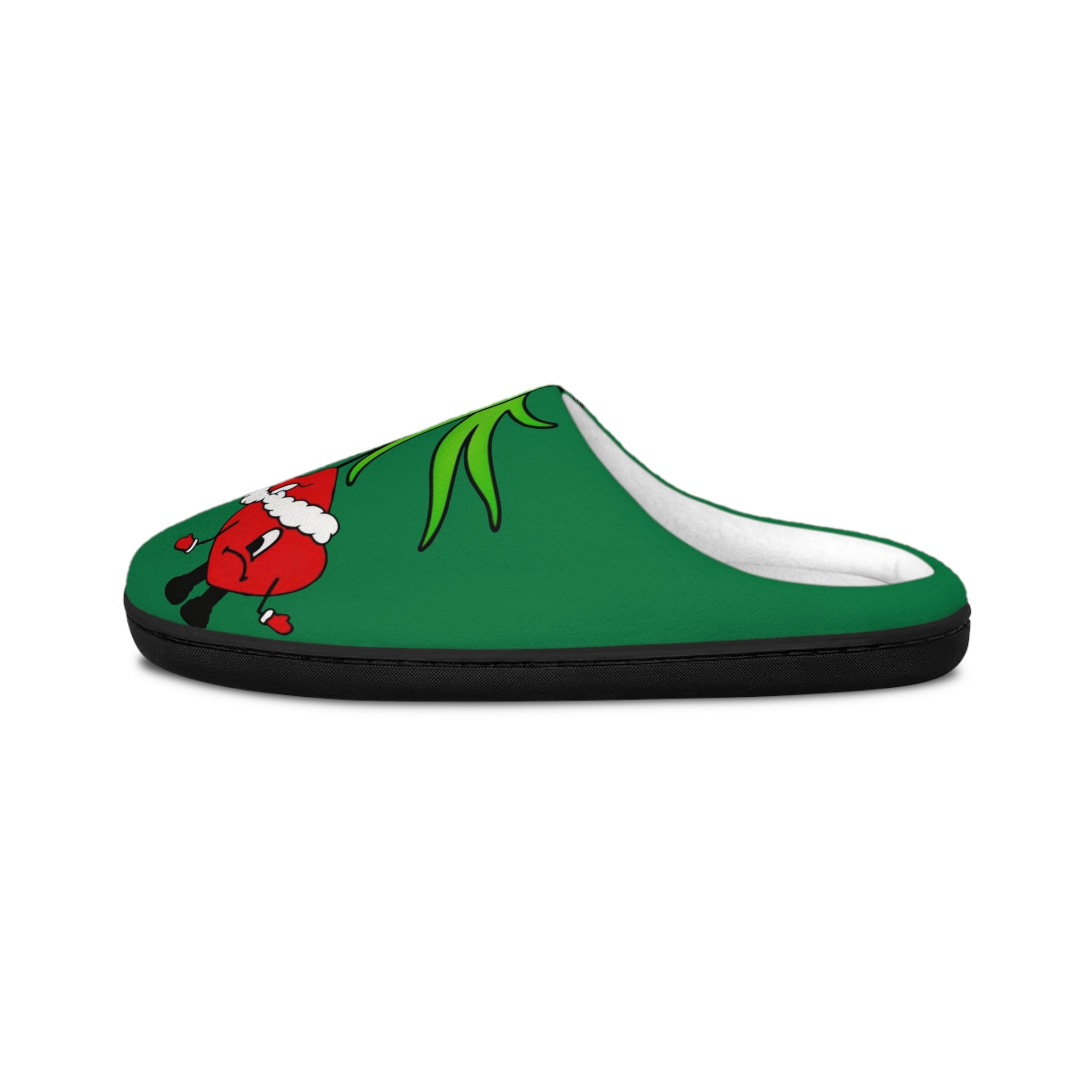 Men's Holiday Grinch Benito Slippers — Festive Indoor House Shoes