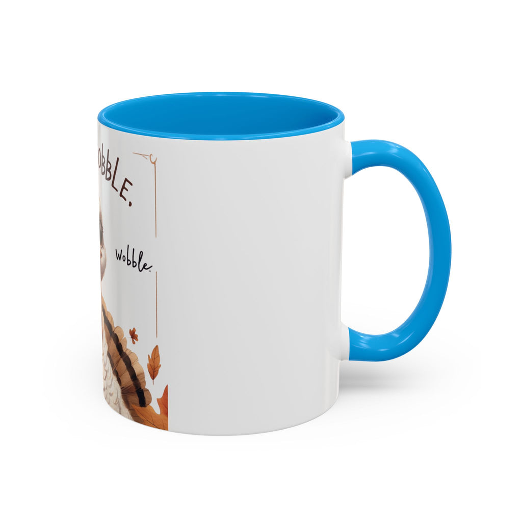 Mix cozy, aesthetic, and autumn-inspired sayings 🍁 Whimsical Thanksgiving Mug - Gobble Gobble Design