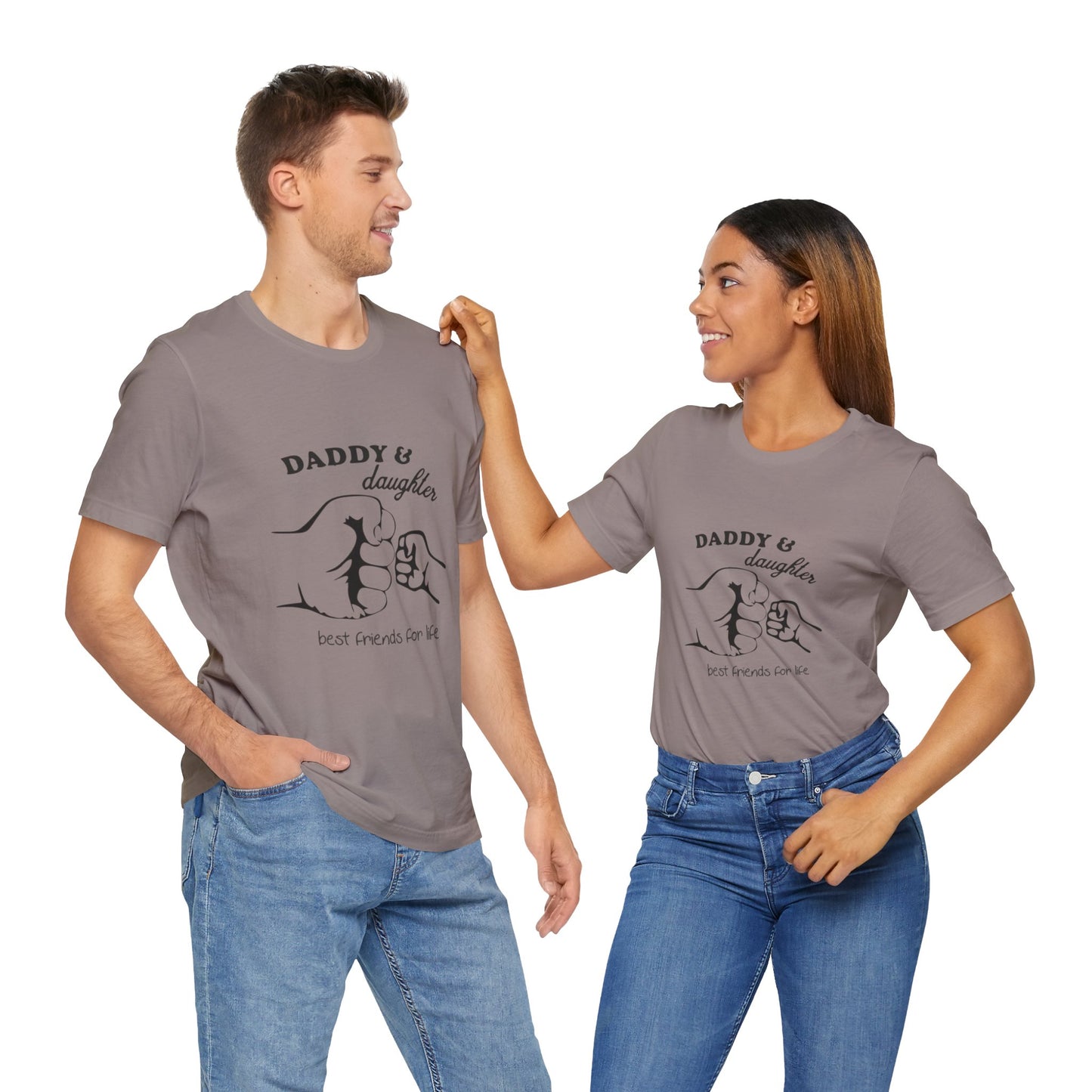 Daddy Daughter Best Friends Unisex Tee Fathers Day Gift, Family Matching Shirts, Kids & Dad Tee, Cute Parenting Apparel