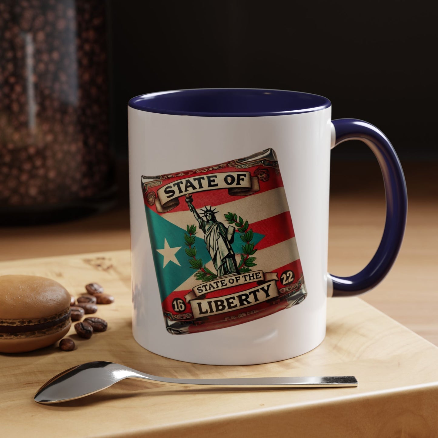 Puerto Rican Heritage Mugs with Unique Designs Accent Coffee Mug (11, 15oz)
