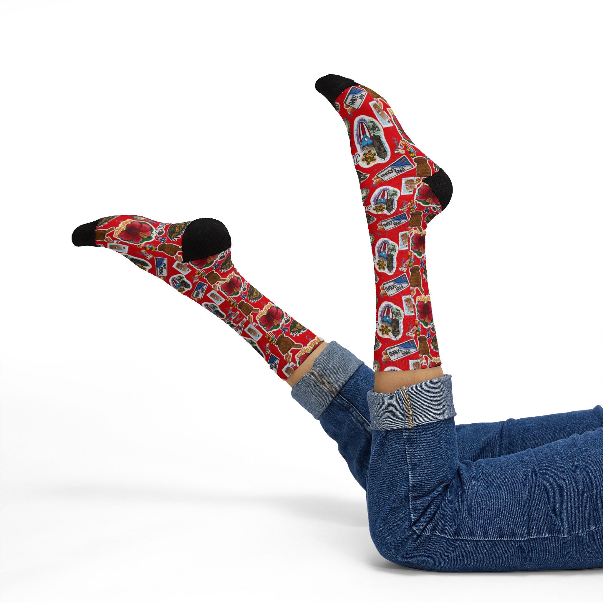 Puerto Rico Pride Sublimation Socks