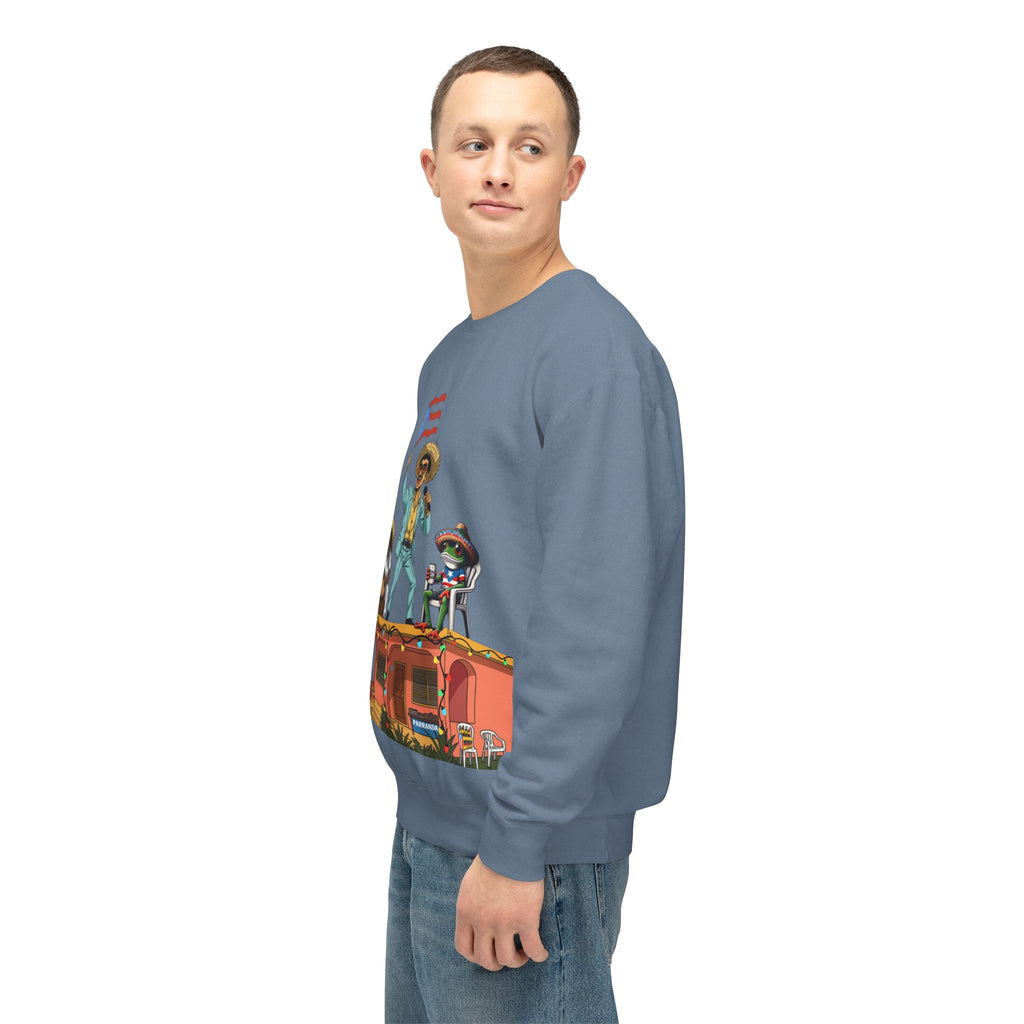 Puerto Rican Benito Parade Sweatshirt  Boricua De Pura Cepa Crewneck Puerto Rico Navidades