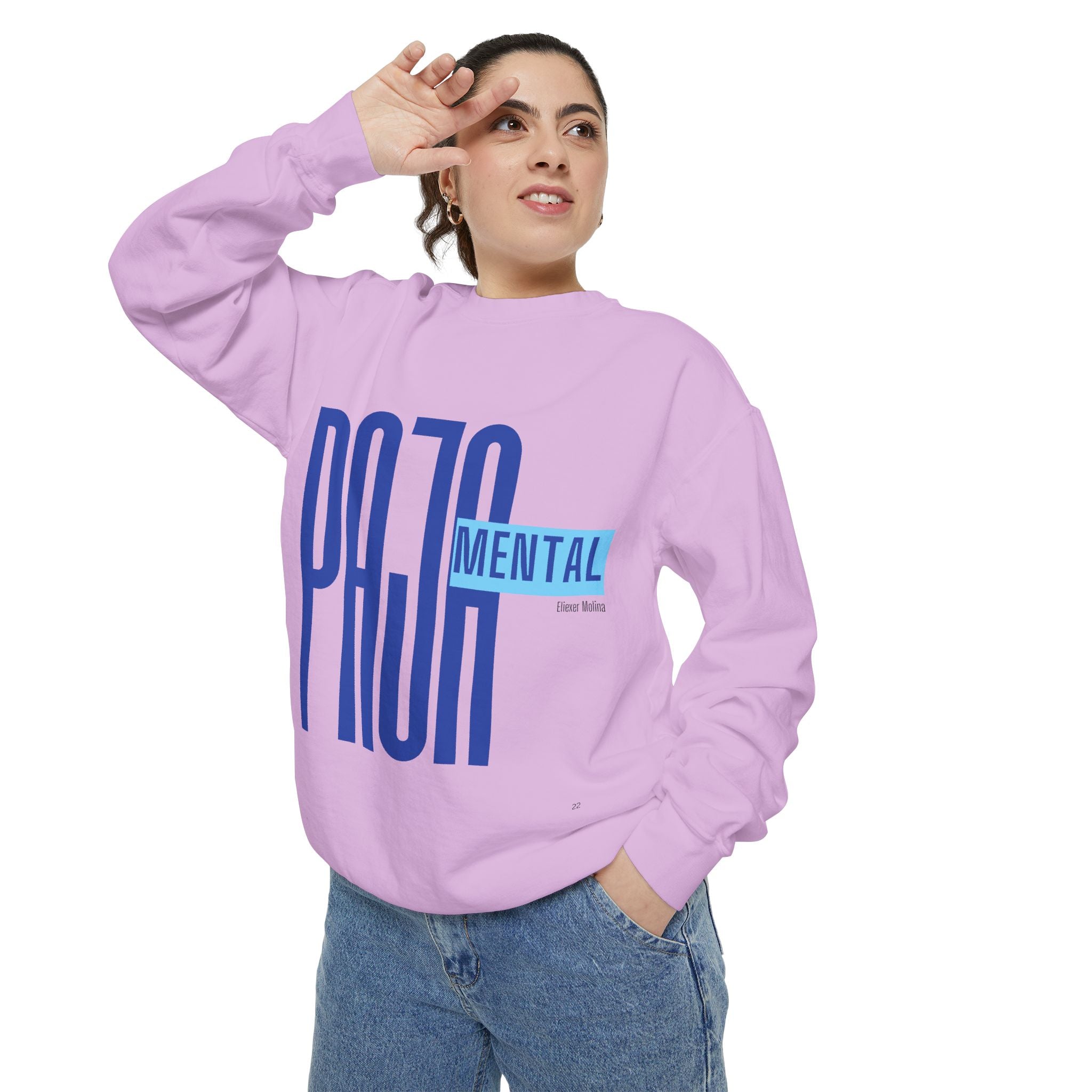 Mental Pazn Sweatshirt "Suerten Ya Esa" Spanish Graphic Crewneck