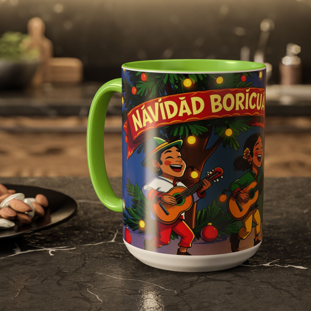 Navidad Boricua Mug Vibrant Puerto Rican Celebration Mug