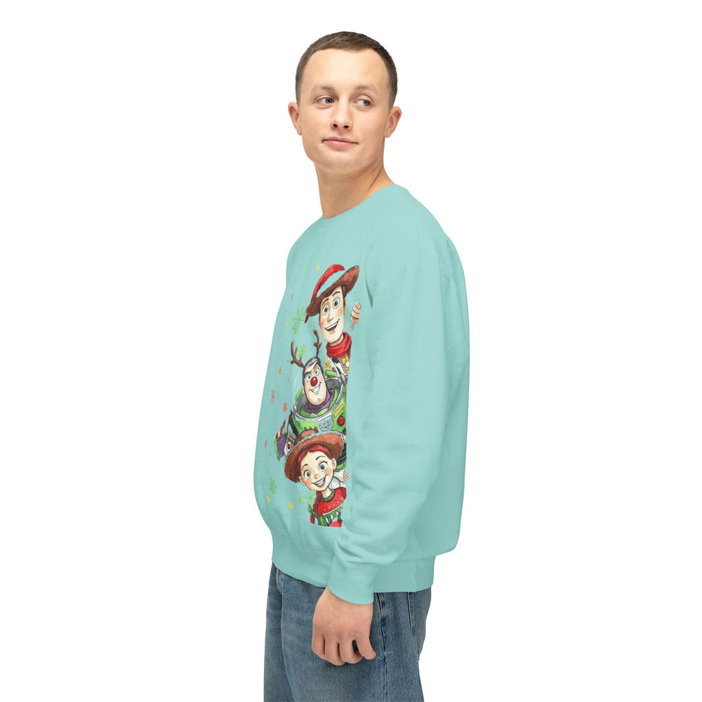 Christmas Toy Cowboy Crewneck Sweatshirt  Festive Woody & Friends Holiday Sweatshirt Cartoon Christmas T-shirts and Sweaters