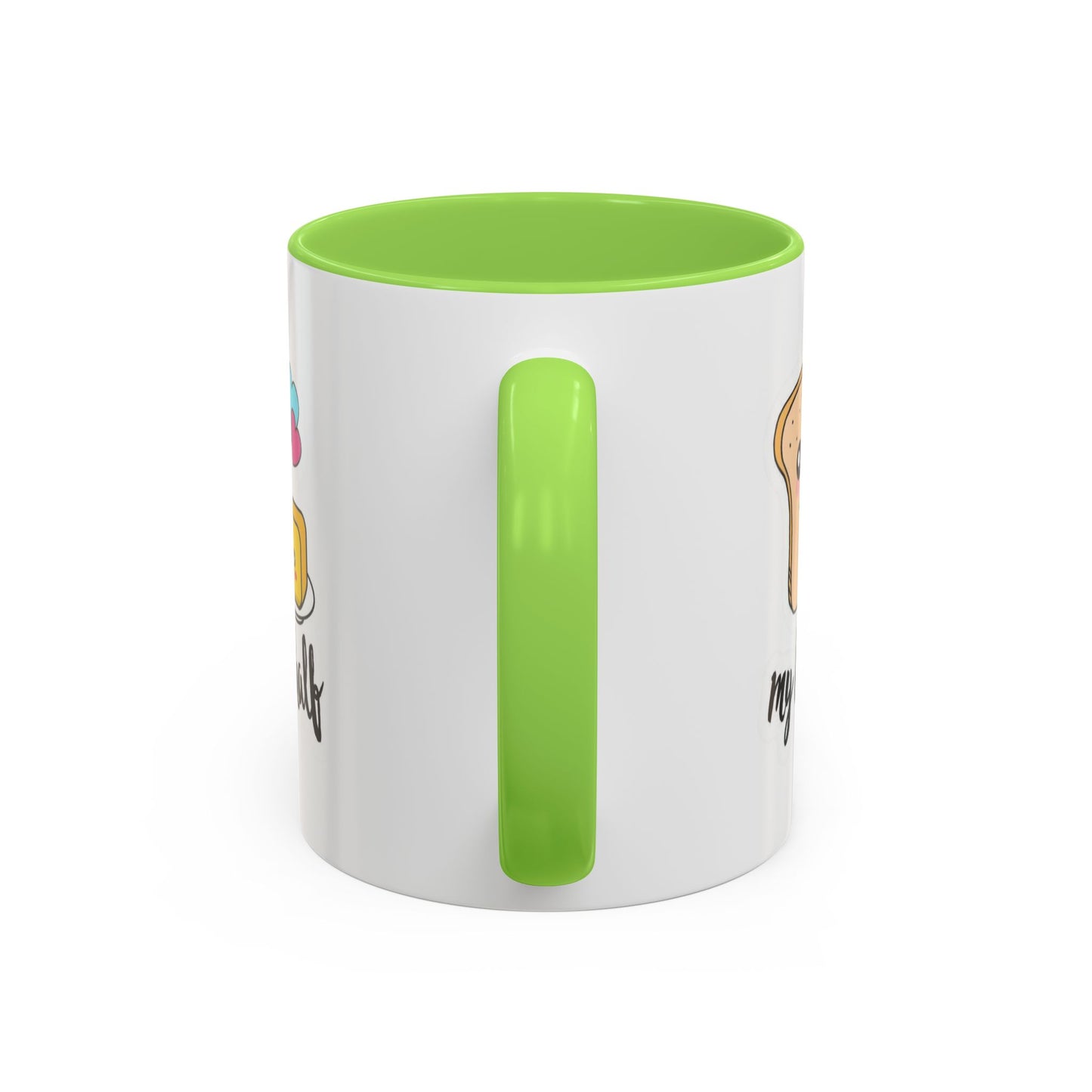 Motivational & Funny Quote Mugs Uplifting Coffee Cup Gifts Cute Foodie Relationship Mug My Butter Half Design, Colorful 11oz & 15oz