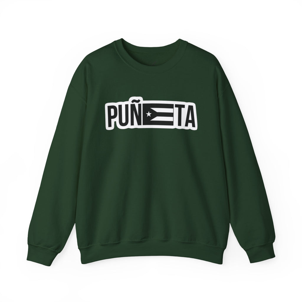 Puñeta Sweatshirt  Puerto Rican Flag Graphic Crewneck