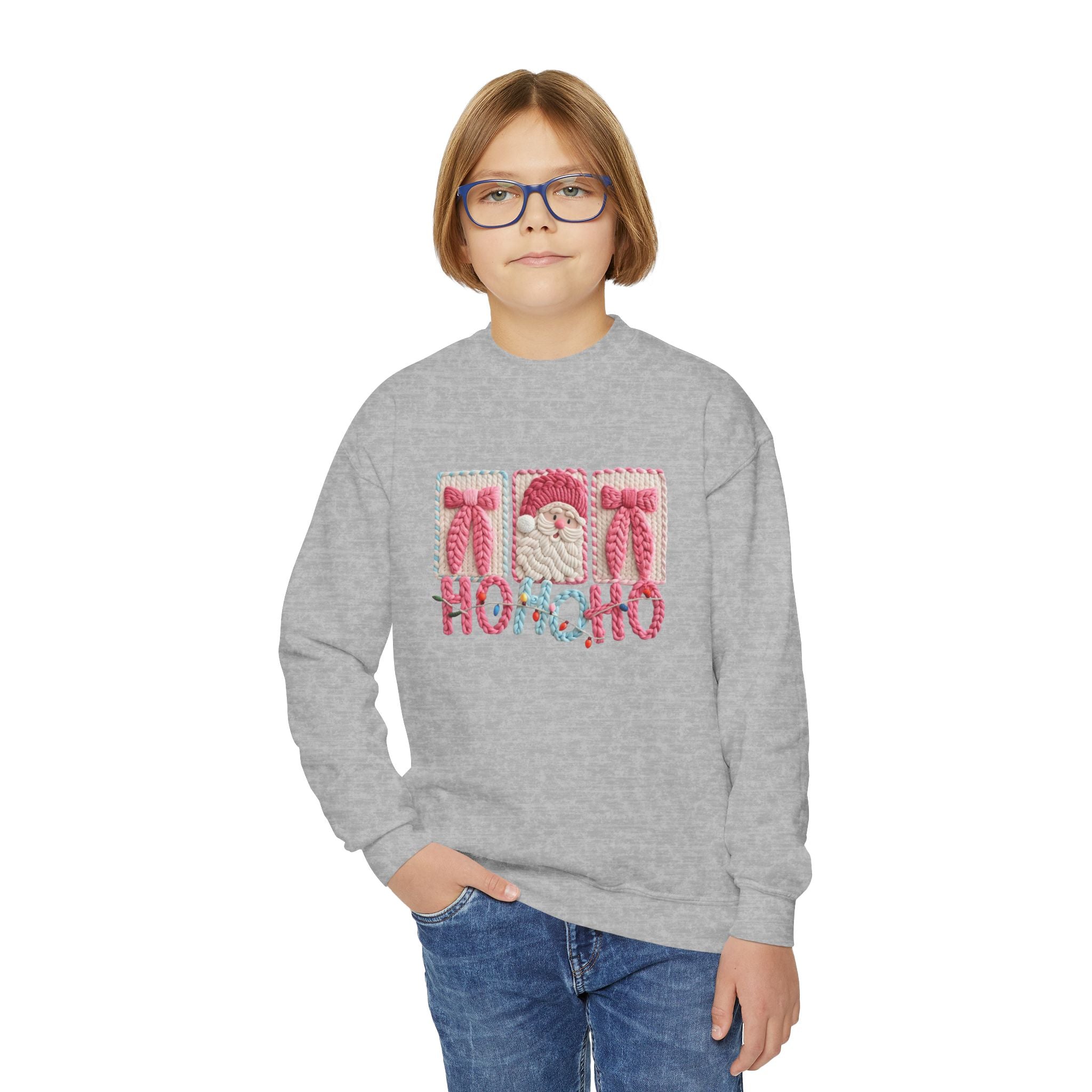 Youth Christmas 'HOHOHO' Crewneck Sweatshirt