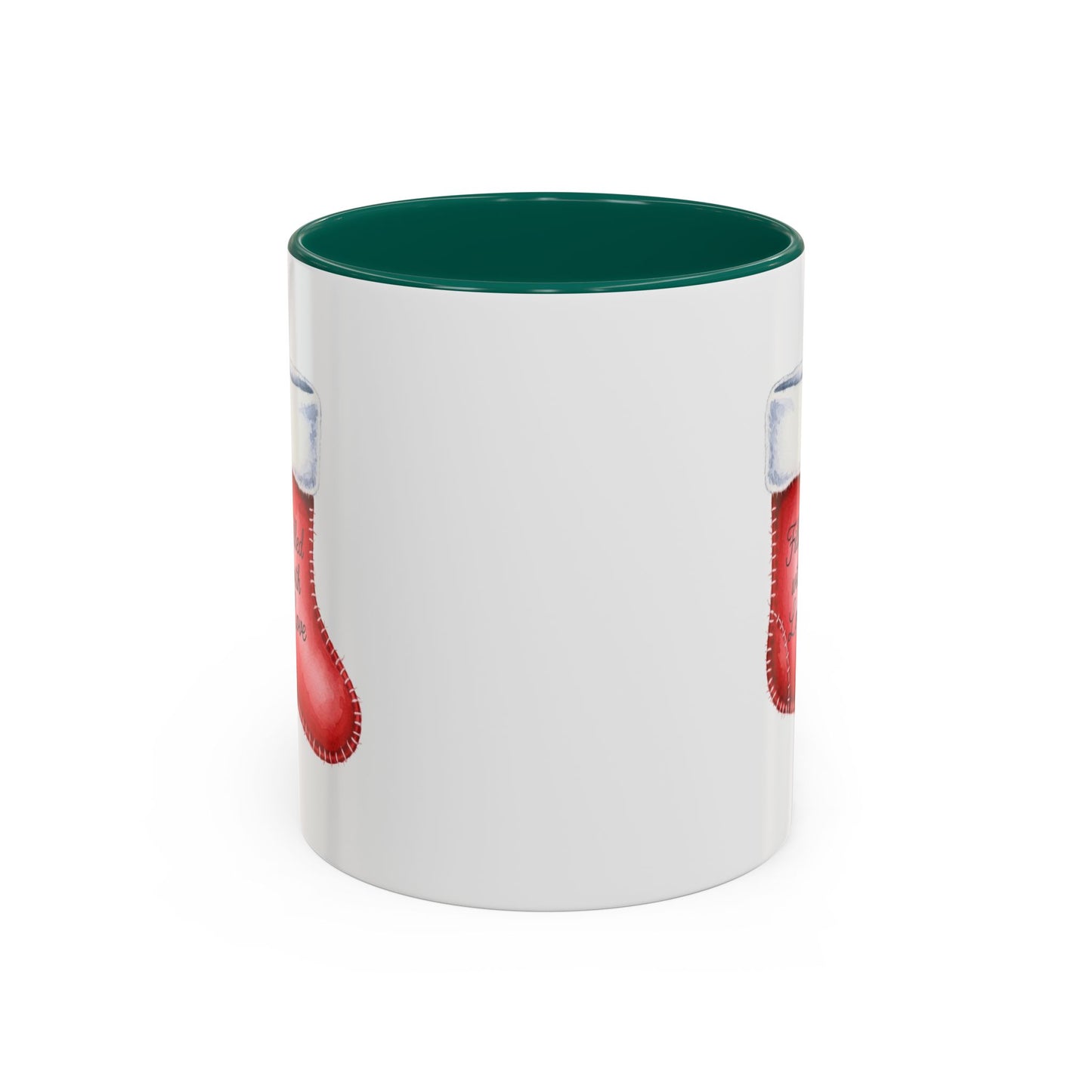 Holiday Mugs Christmas Gift Ideas Hot Cocoa & Coffee Cup Designs Filled with Love - Colorful 11oz & 15oz