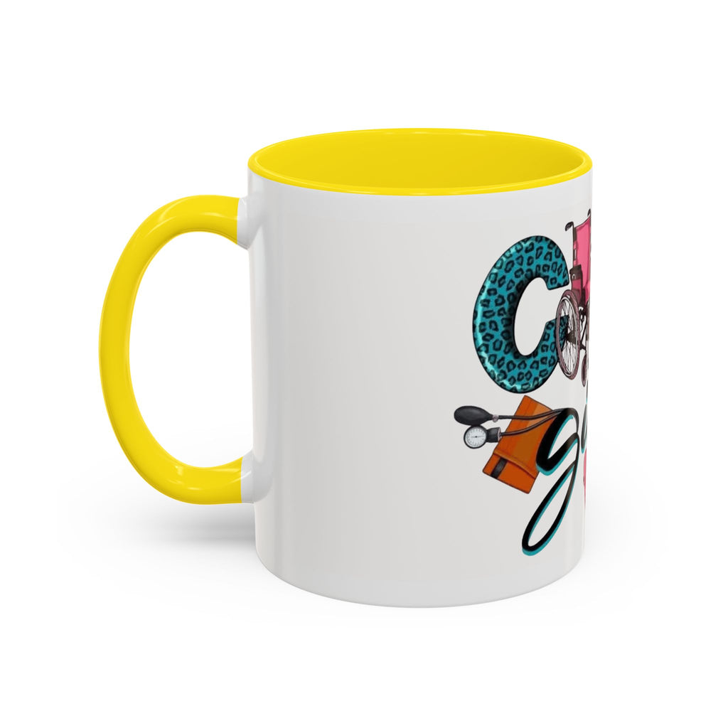 Nurse Given Accent Coffee Mug — Caregiver & Medical Equipment Design Christmas mug for all healthcare heroes