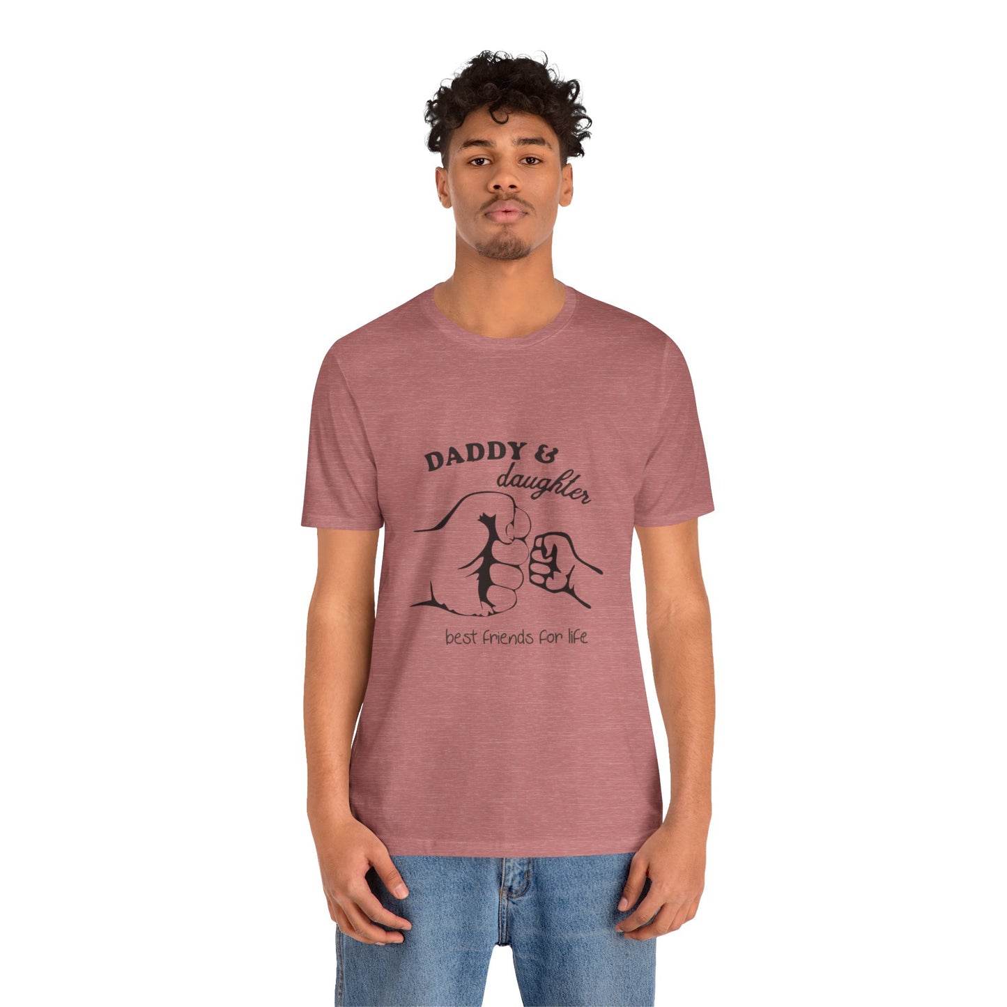 Daddy Daughter Best Friends Unisex Tee Fathers Day Gift, Family Matching Shirts, Kids & Dad Tee, Cute Parenting Apparel