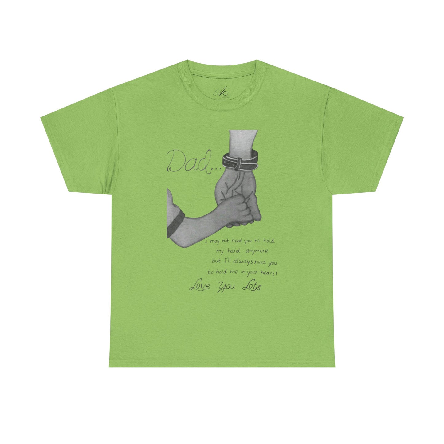 Heartfelt Dad Tee, Perfect Gift for Father's Day, Casual Wear, Family Bonding, Unisex Cotton Shirt, Thoughtful Keepsake