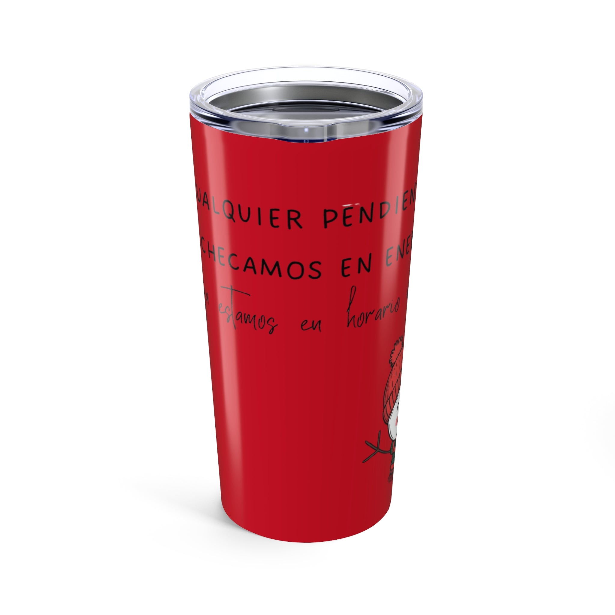 Bring a little Navidad warmth to everyday 20oz Spanish Christmas Tumbler  Holiday Spirit Message Travel Cup