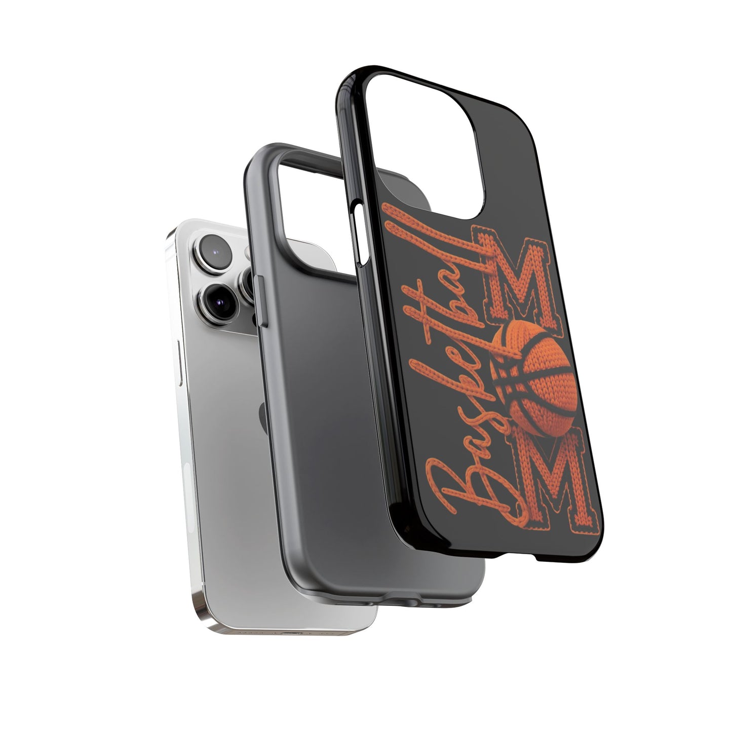 Basketball Mom Phone Case  'Basketball MOM' Protective Hard Cover