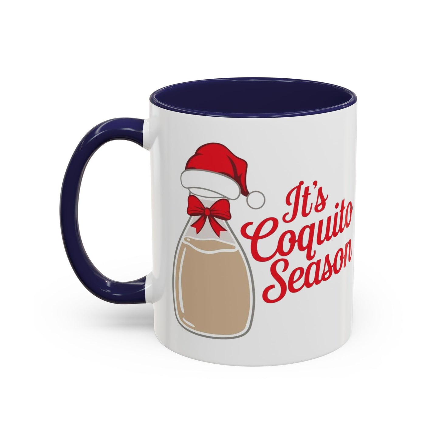 Herencia de Puerto Rico Mug Coquito Season Accent Mug Festive Holiday Coffee Cup