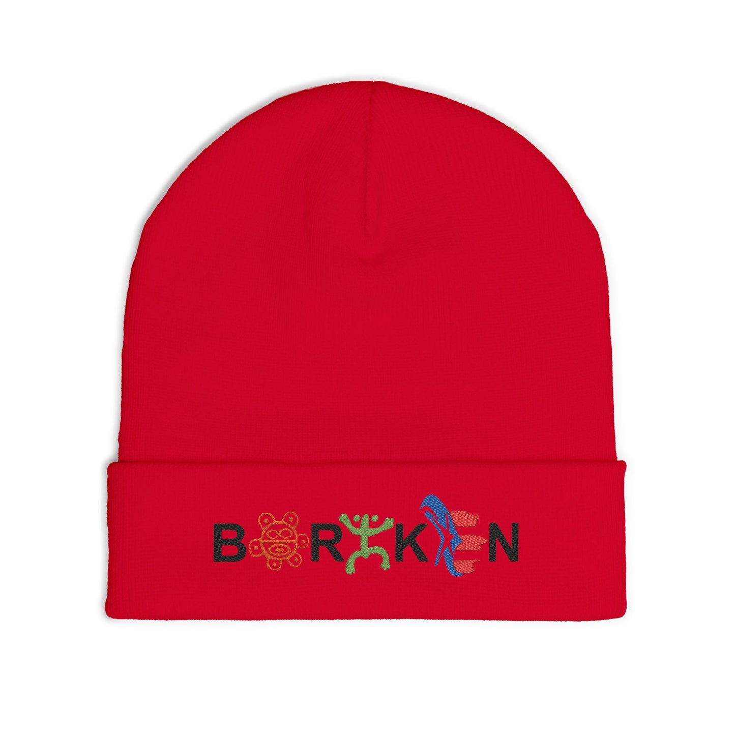 Boricua Winter Beanie – Puerto Rico Pride Knit Hat — Colorful Borough Icon Letters