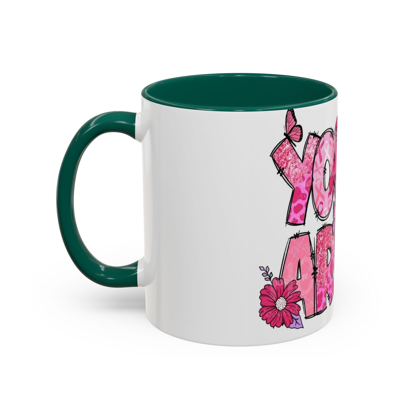 Cancer Hope Collection Empowering Inspirational Mug for Breast Cancer Awareness