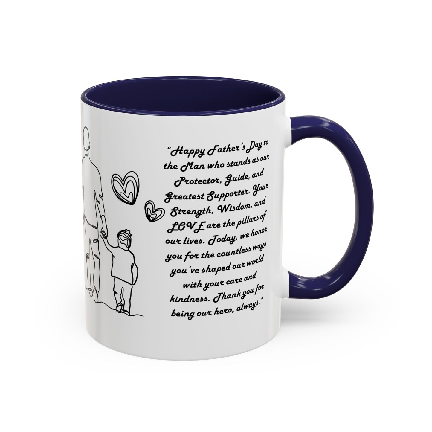 Fathers Day Mug Gift for Dad Funny Fathers Mug Accent Coffee Mug (11, 15oz)