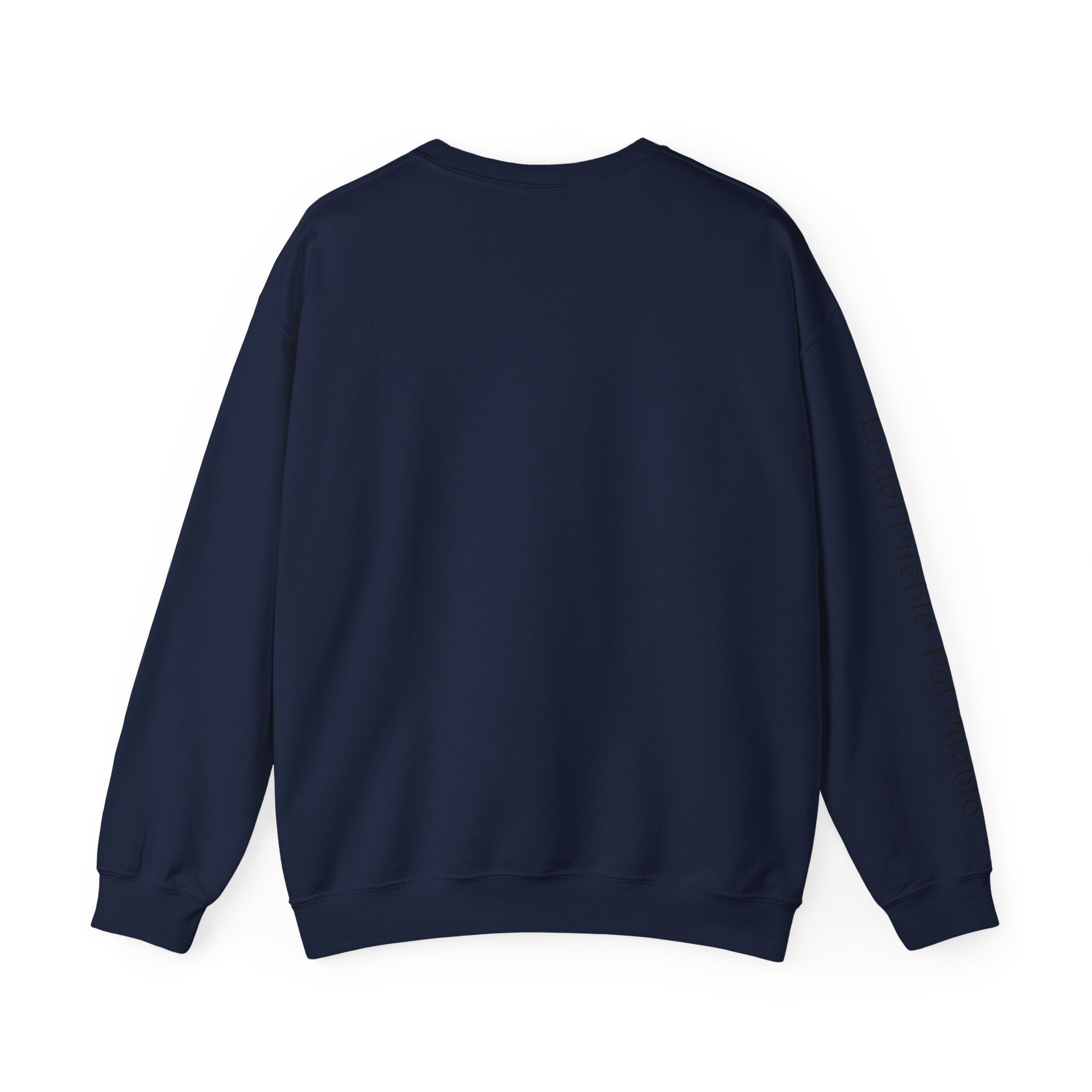 Crewneck Sweatshirt  “No me debo a partidos, me debo al pueblo” Spanish Political Statement