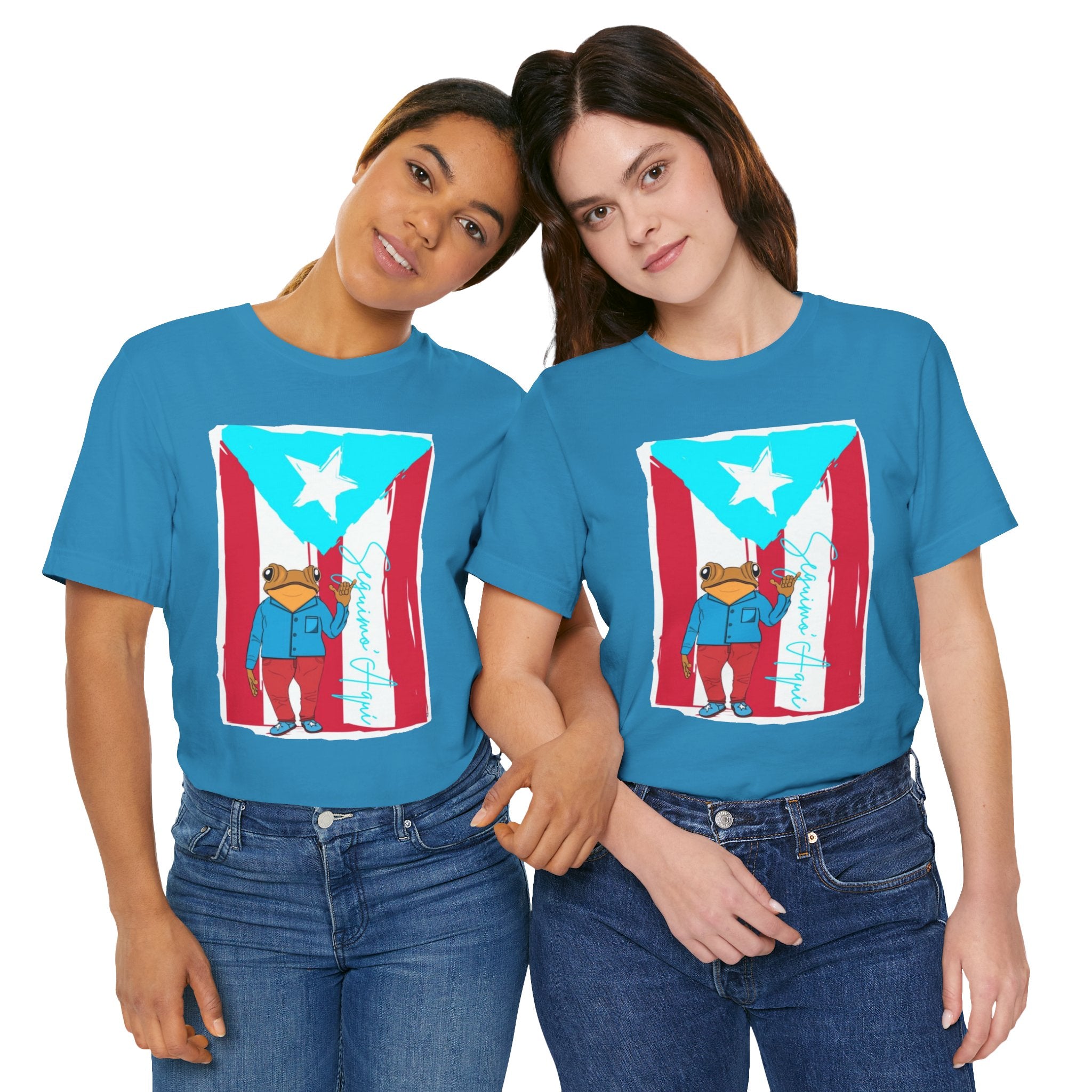 Puerto Rican Coqui Flag T‑Shirt  Boricua Pride Tee
