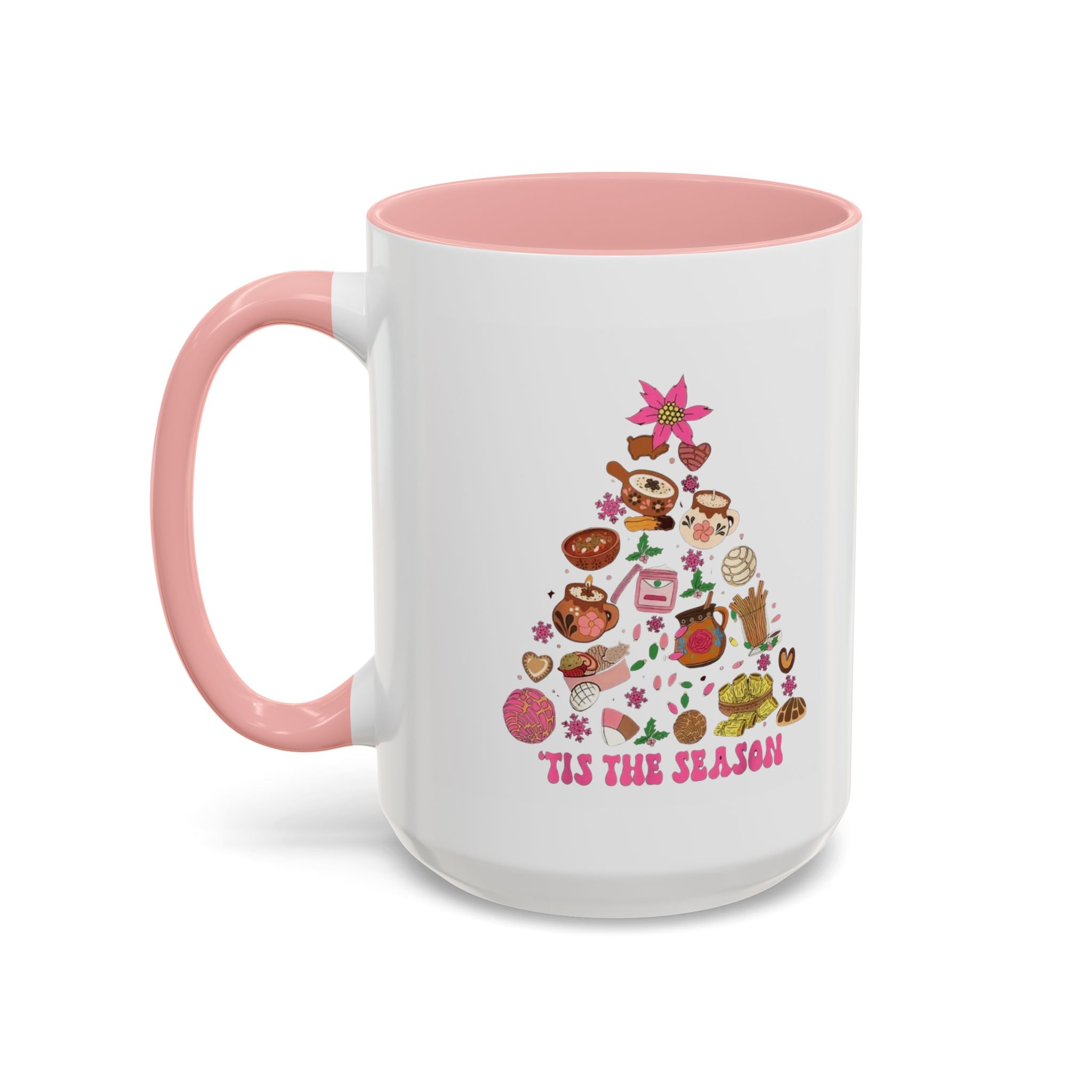 Coffee Mug - 'Tis the Season' Holiday Cookie Tree Accent Mug (11/15oz)