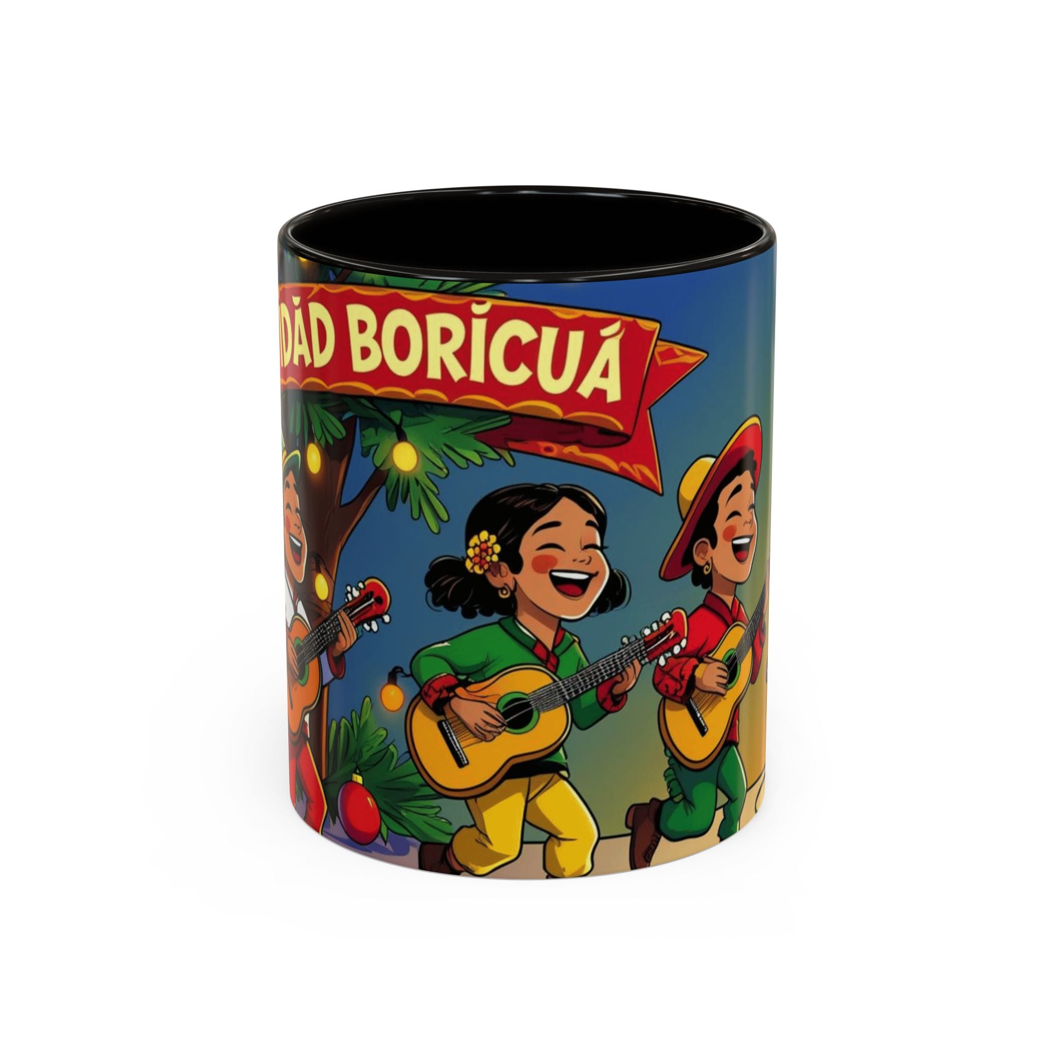 Navidad Boricua Mug Vibrant Puerto Rican Celebration Mug