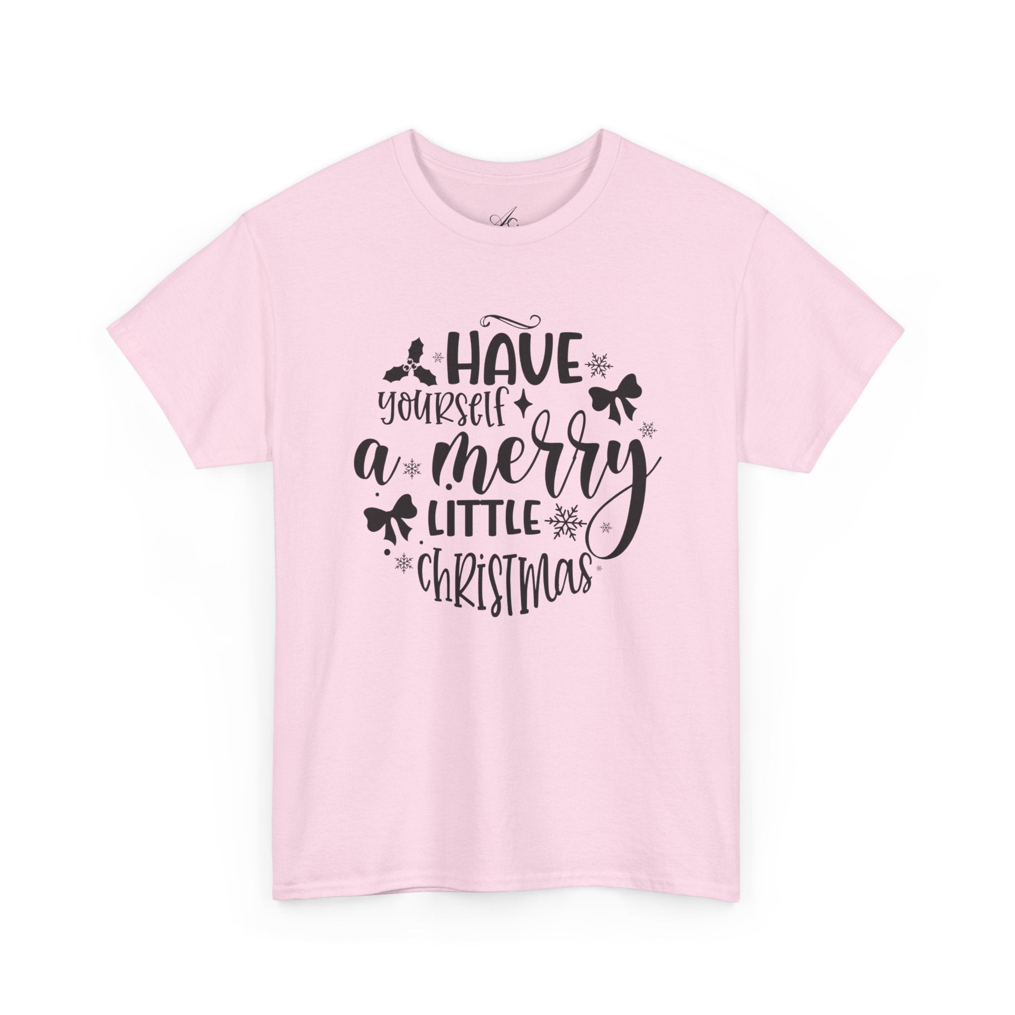 Merry Christmas Cotton Tee Holiday Graphic Tees & Cozy Festive Wear
