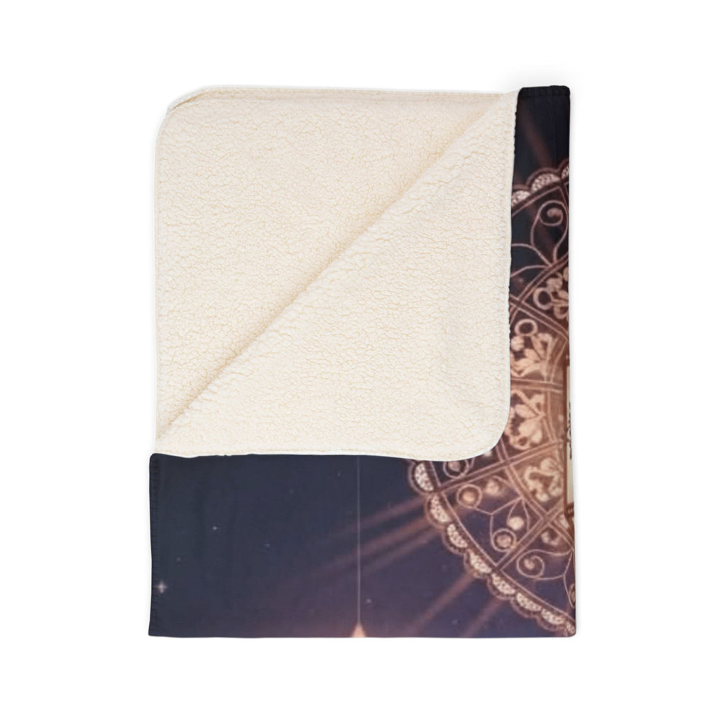 Memorial Christmas Blanket — "You are my guiding lights" Sherpa Throw (Mom & Dad) Holiday Christmas Blanket