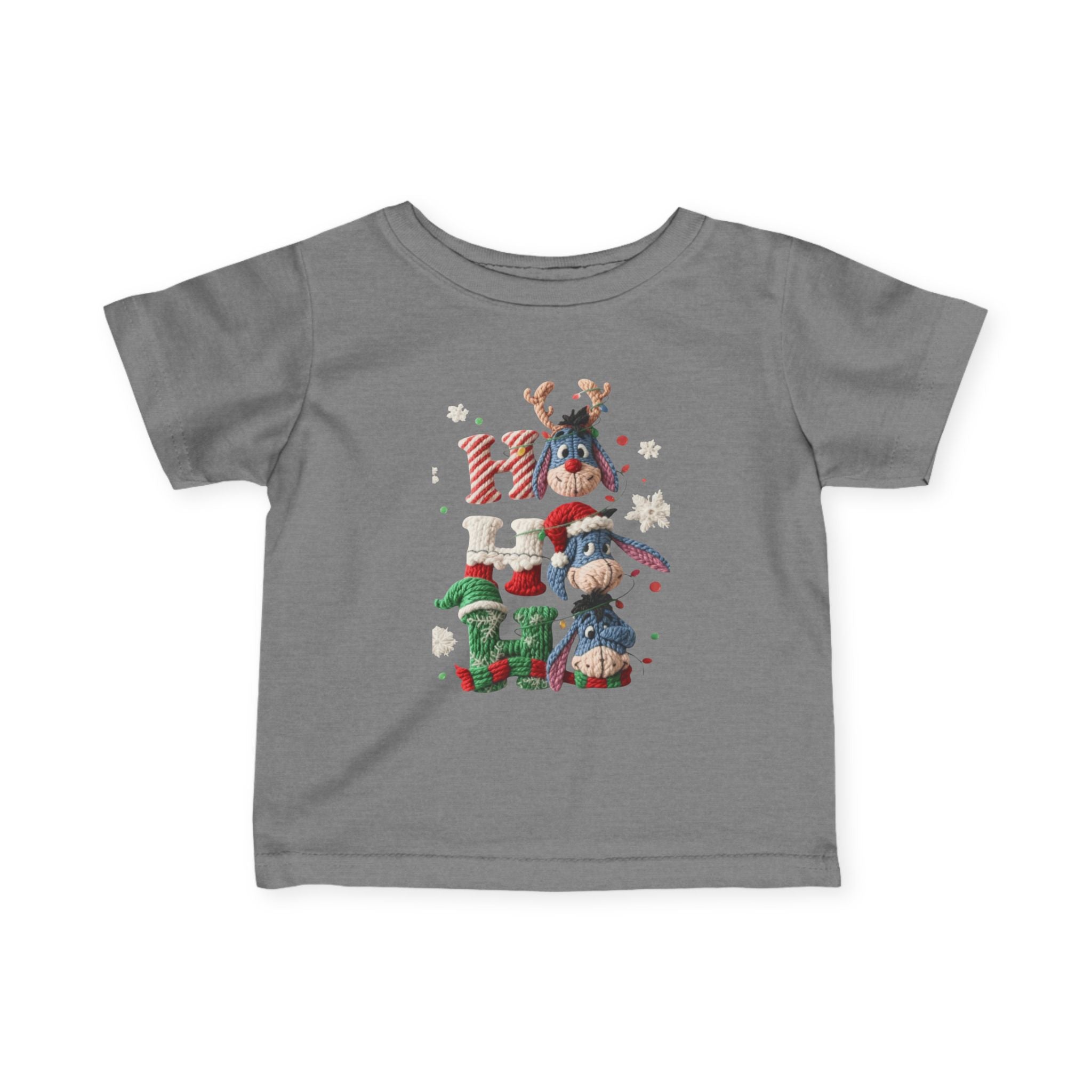 Infant Tee  Cute Holiday Penguins & Polar Bears Christmas Stack