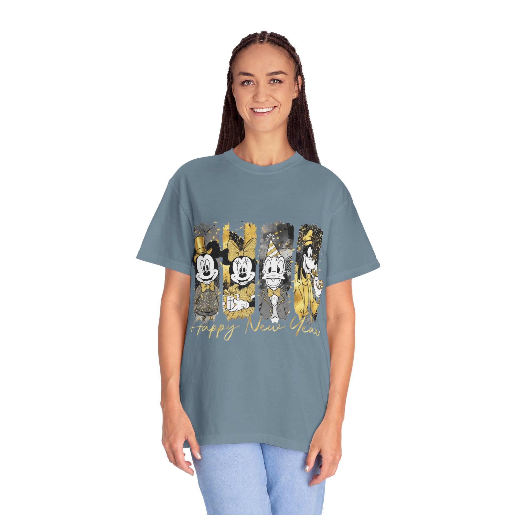 New Year Mickey & Friends T-Shirt  'Happy New Year' Graphic Tee