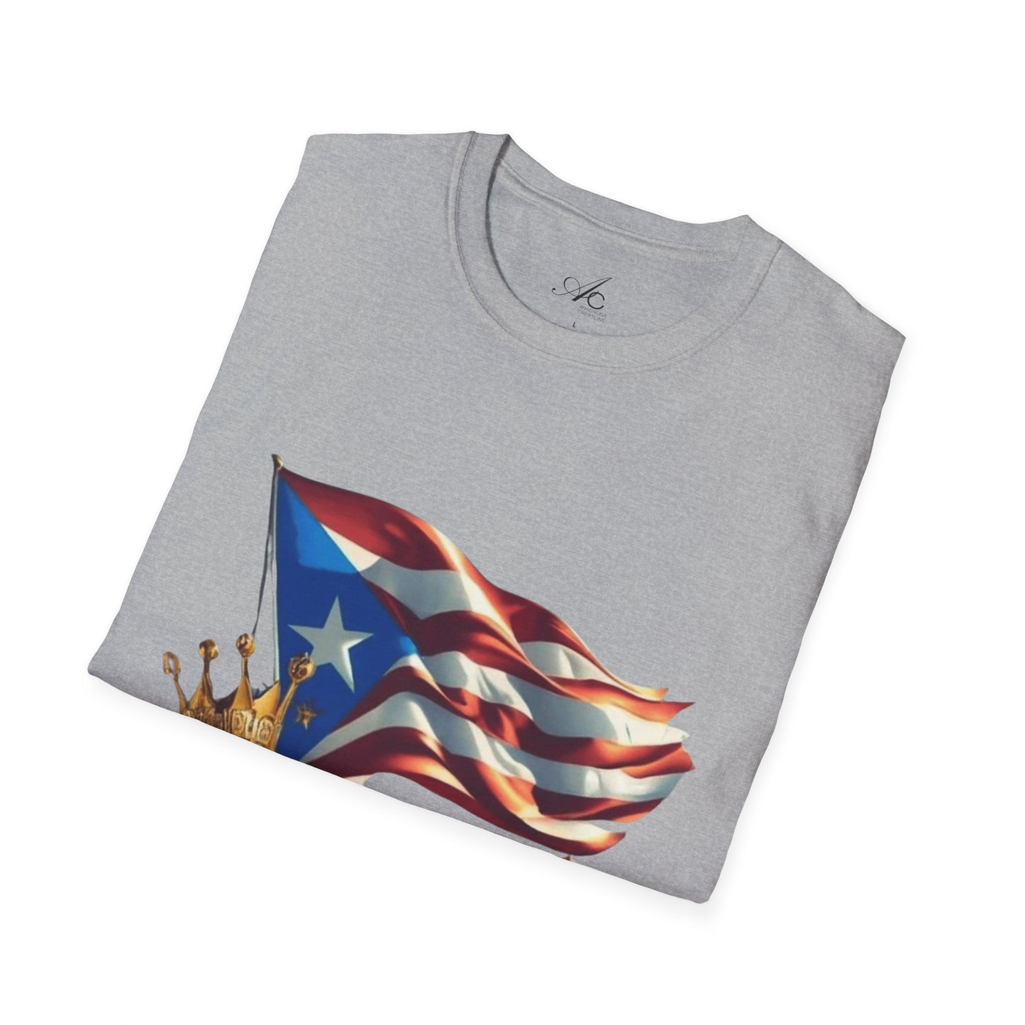 Puerto Rican Familia T-Shirt, Unisex Softstyle Tee, Patriotic Shirt, Family Unity Gift, Summer Celebration Apparel