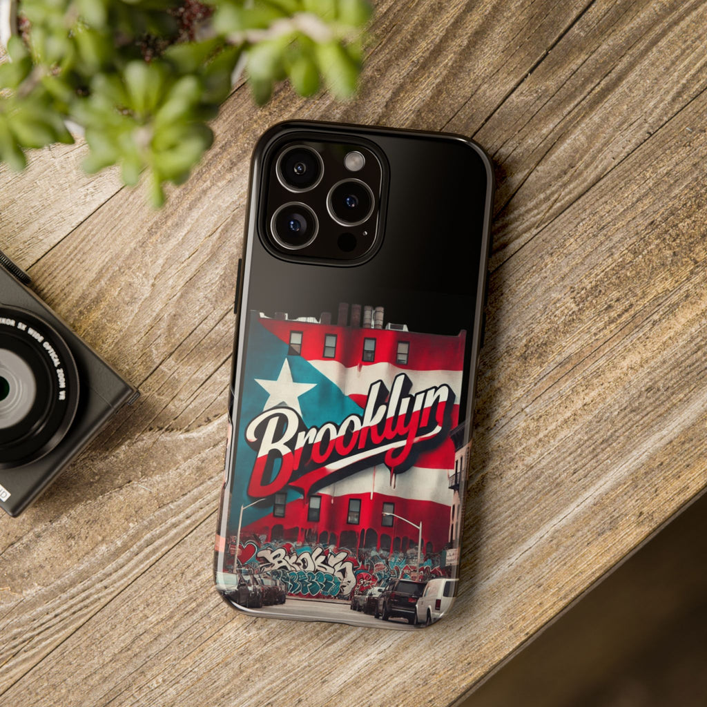 Brooklyn Street Art Phone Case  Urban Graffiti Protective Cover