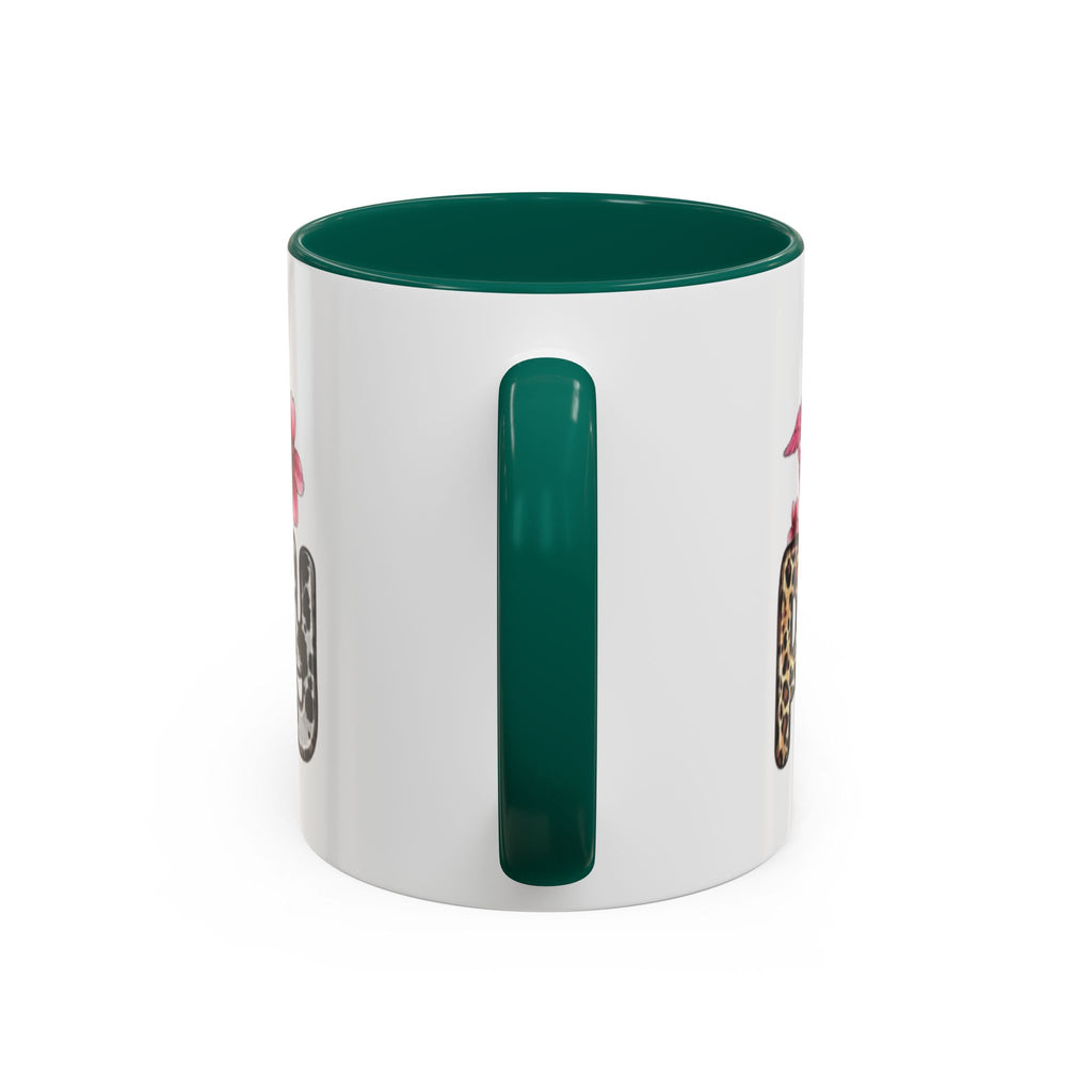 Pharmacy Nurse Coffee Mug — Cute Leopard & Teal Medical Design (11oz/15oz)Christmas mug for all healthcare heroes