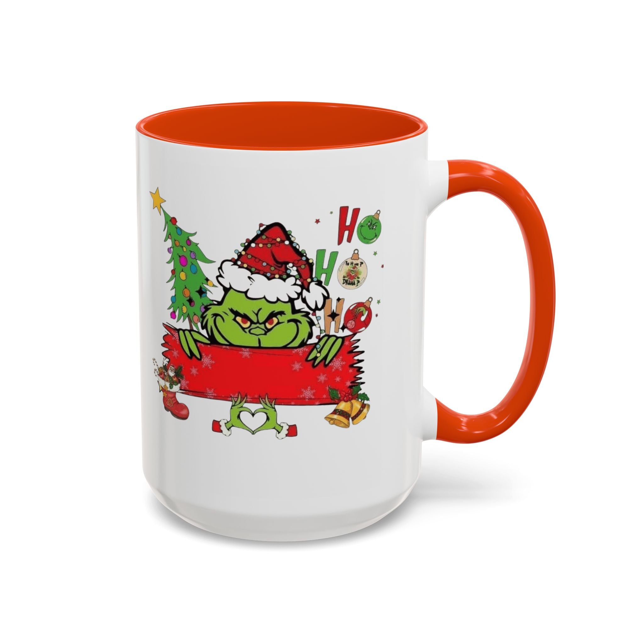 Christmas Grinch Mug (11oz & 15oz)  Funny Holiday Coffee Cup with Grinch Illustration Christmas Mugs Collection!
