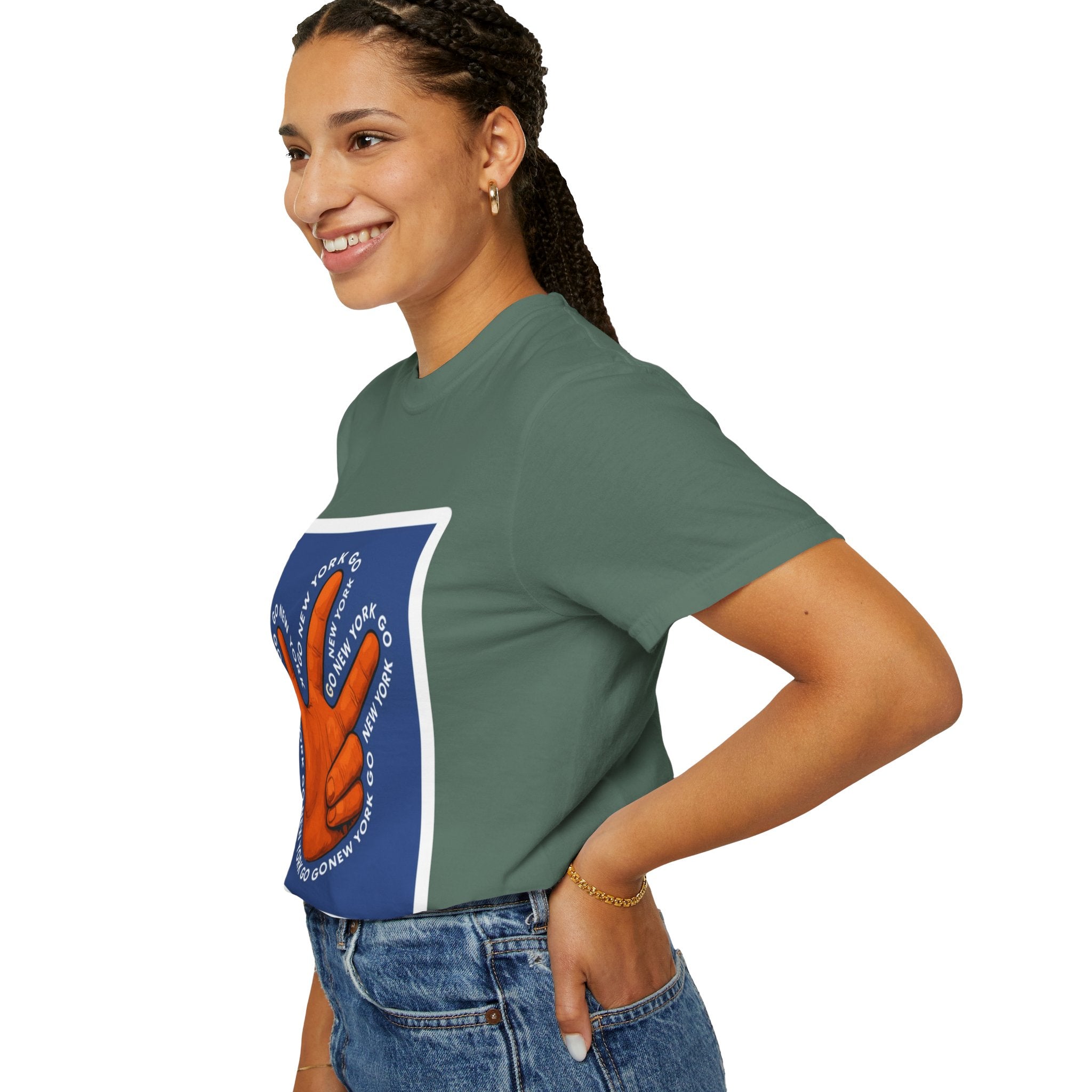 Go New York Hand Graphic T-Shirt