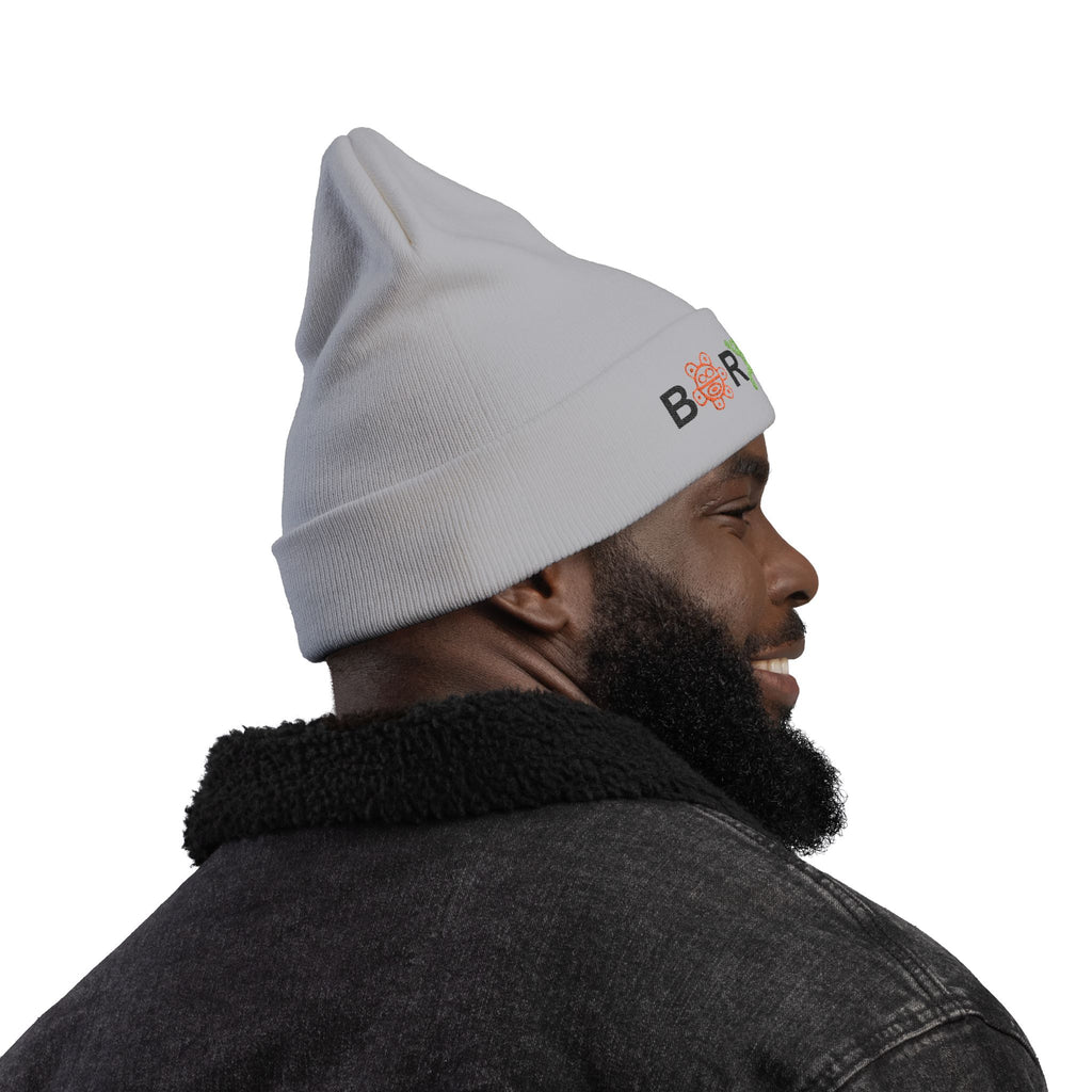 Boricua Winter Beanie – Puerto Rico Pride Knit Hat — Colorful Borough Icon Letters
