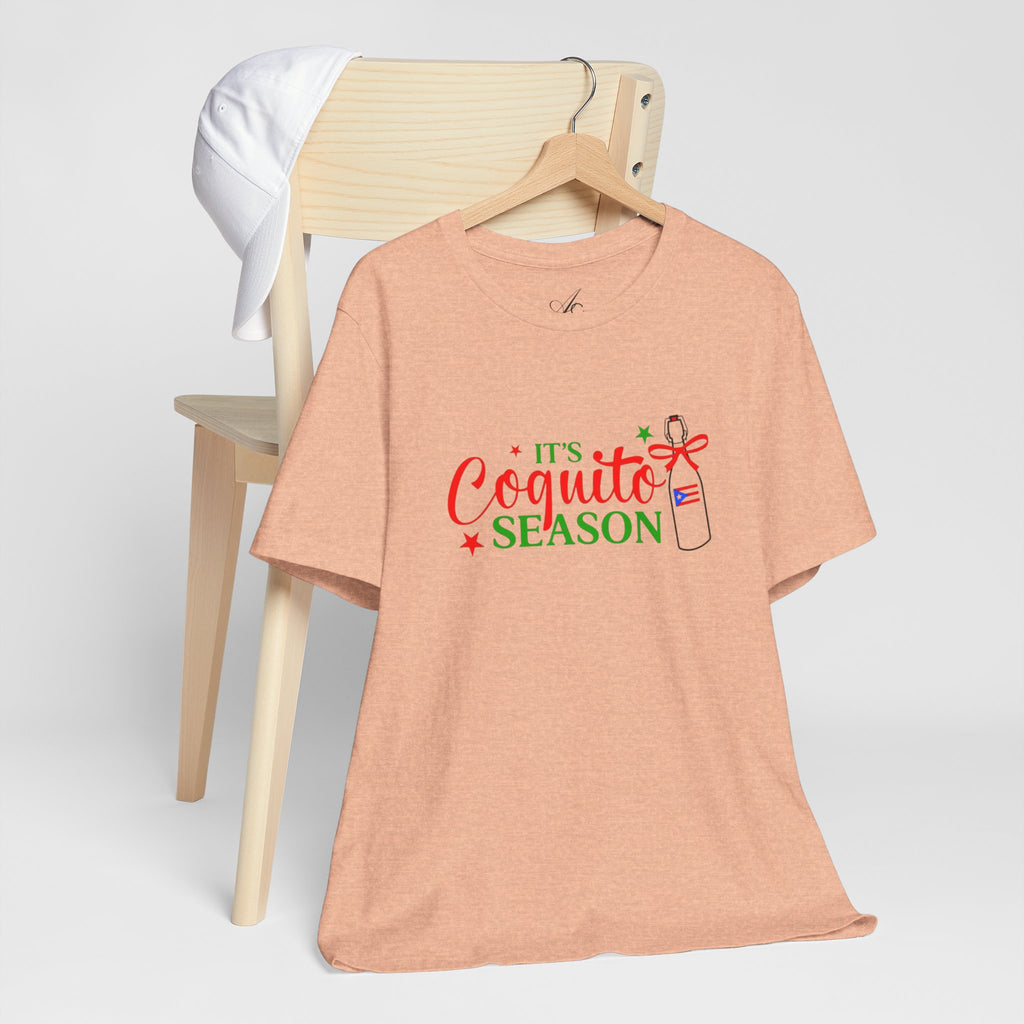It's Coquito Season T-Shirt - Christmas Puerto Rican Holiday Cocktail Tee
