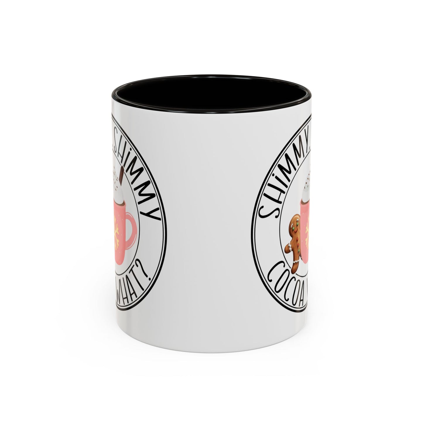 Cute Cocoa Mugs with Gingerbread Design Perfect for Winter Holiday CheerBeverage Cup Christmas Design