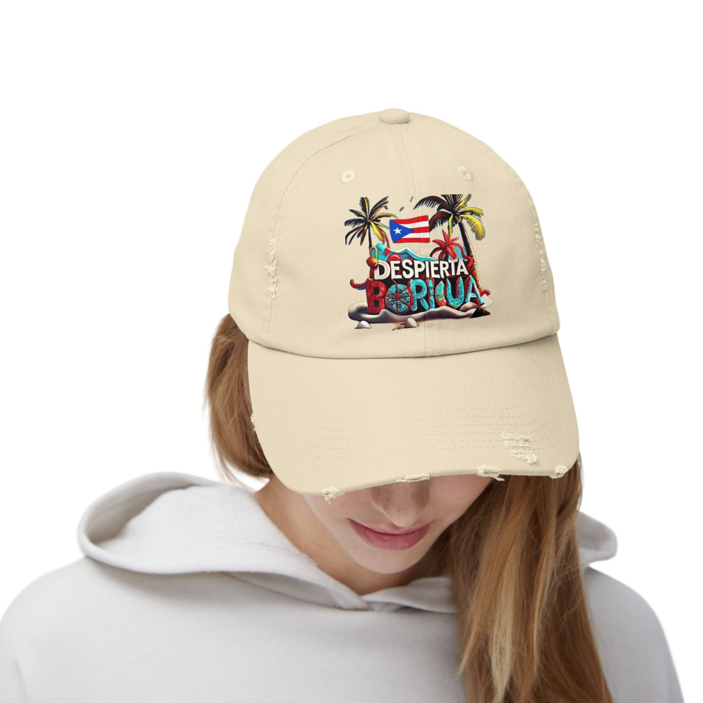 Puerto Rican Snapback Tropical Distressed Cap, Puerto Rican Pride Hat, Summer Accessories, Vacation Gear, Gift for Travelers