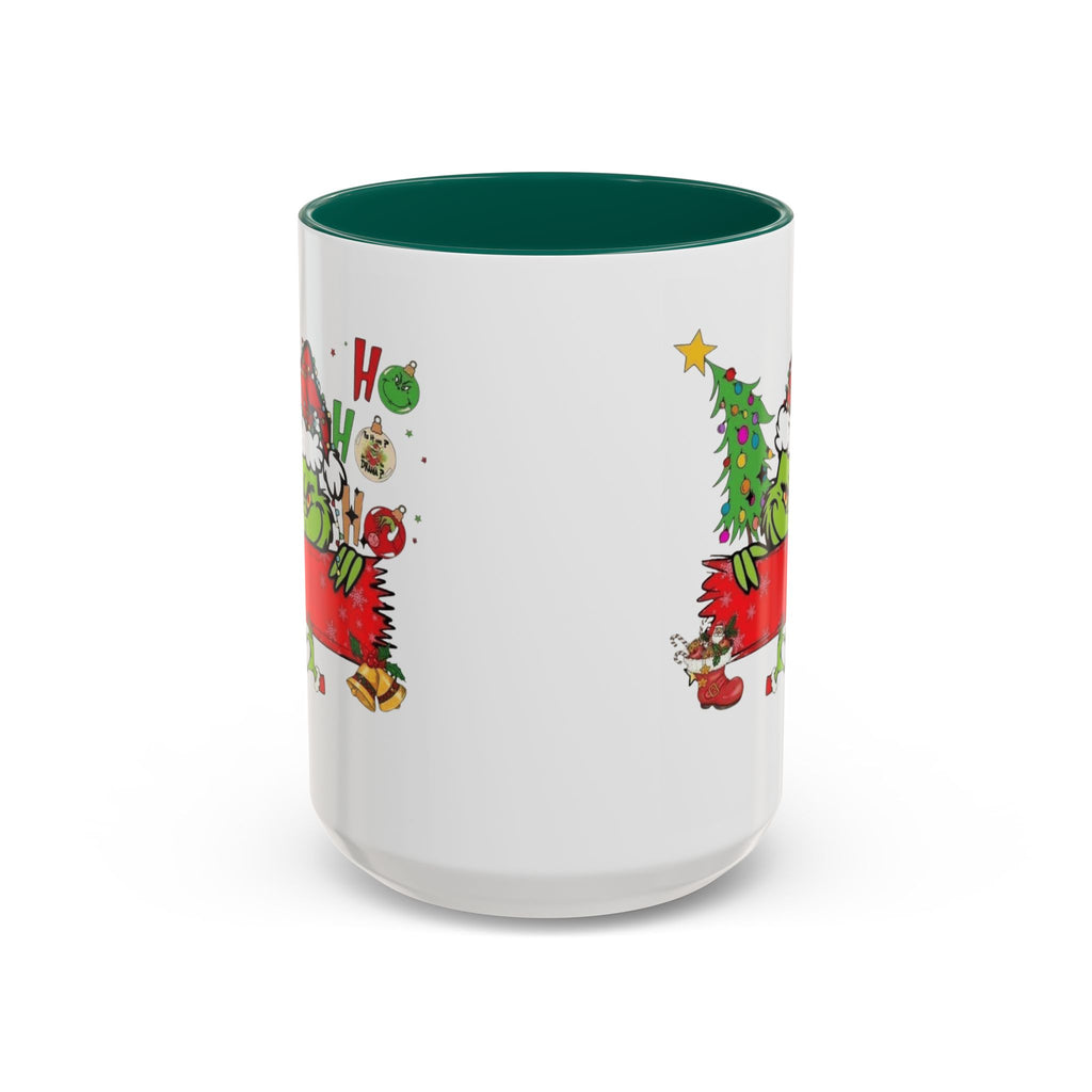 Christmas Grinch Mug (11oz & 15oz)  Funny Holiday Coffee Cup with Grinch Illustration Christmas Mugs Collection!