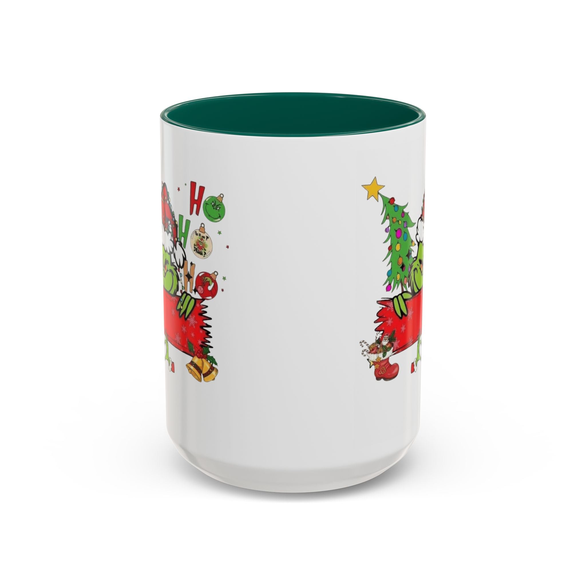 Christmas Grinch Mug (11oz & 15oz)  Funny Holiday Coffee Cup with Grinch Illustration Christmas Mugs Collection!