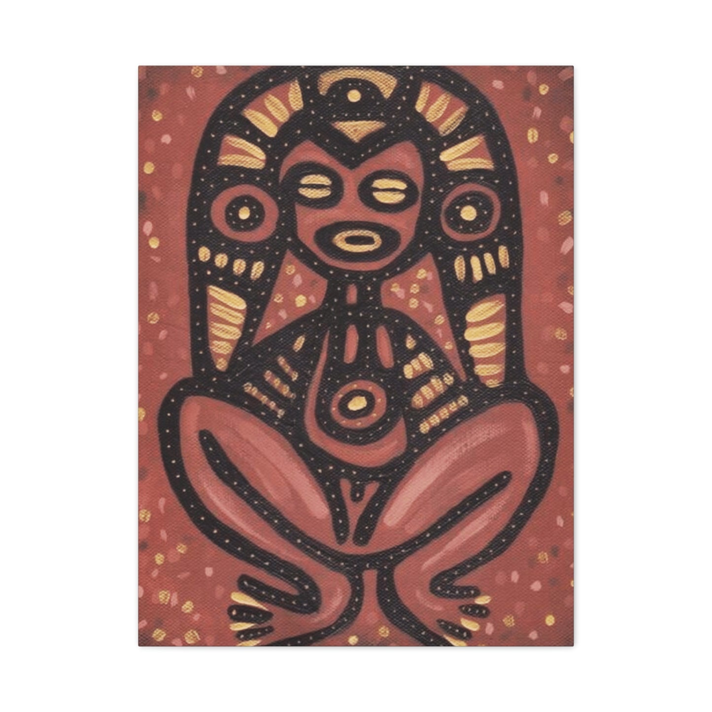 PUERTO RICO Culture Indians Inspired Print, Modern Tribal Artwork