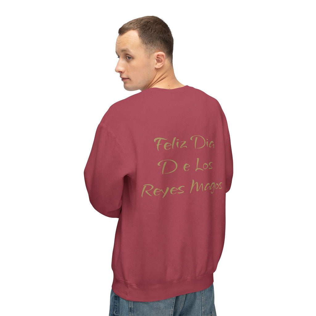 Three Kings Sweatshirt  'Feliz Día De Los Reyes Magos' Holiday Crewneck Christmas T-shirts and sweaters