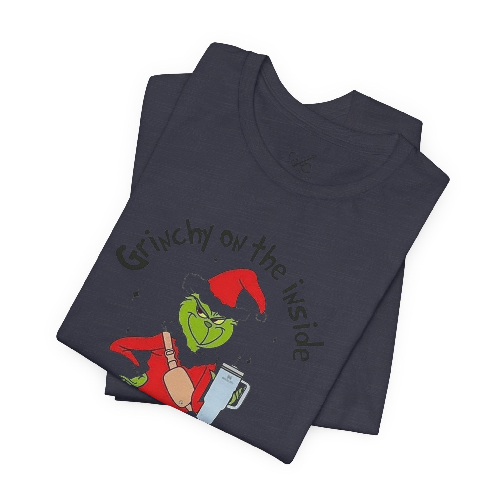 Grinch-Inspired Holiday Tee: 'Grinchy on the Inside, Boogie on the Outside'