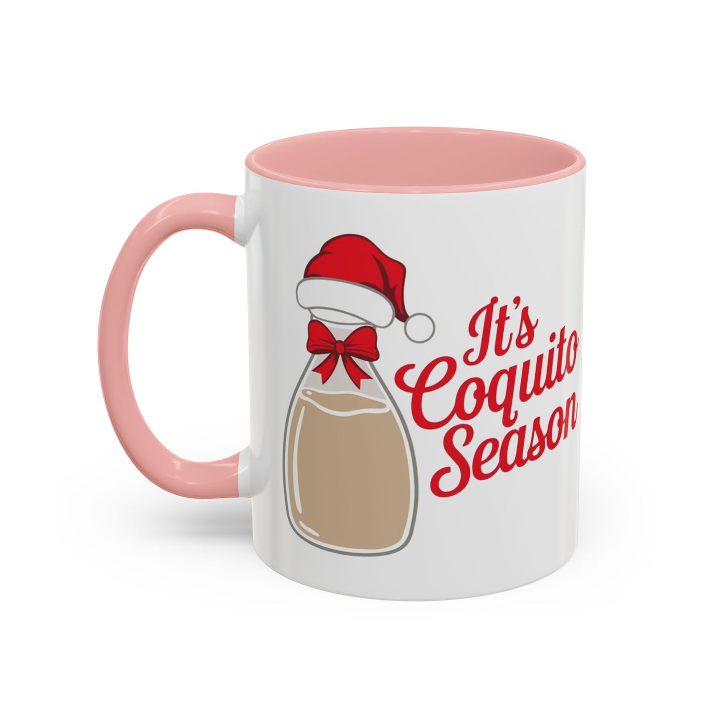 Herencia de Puerto Rico Mug Coquito Season Accent Mug Festive Holiday Coffee Cup