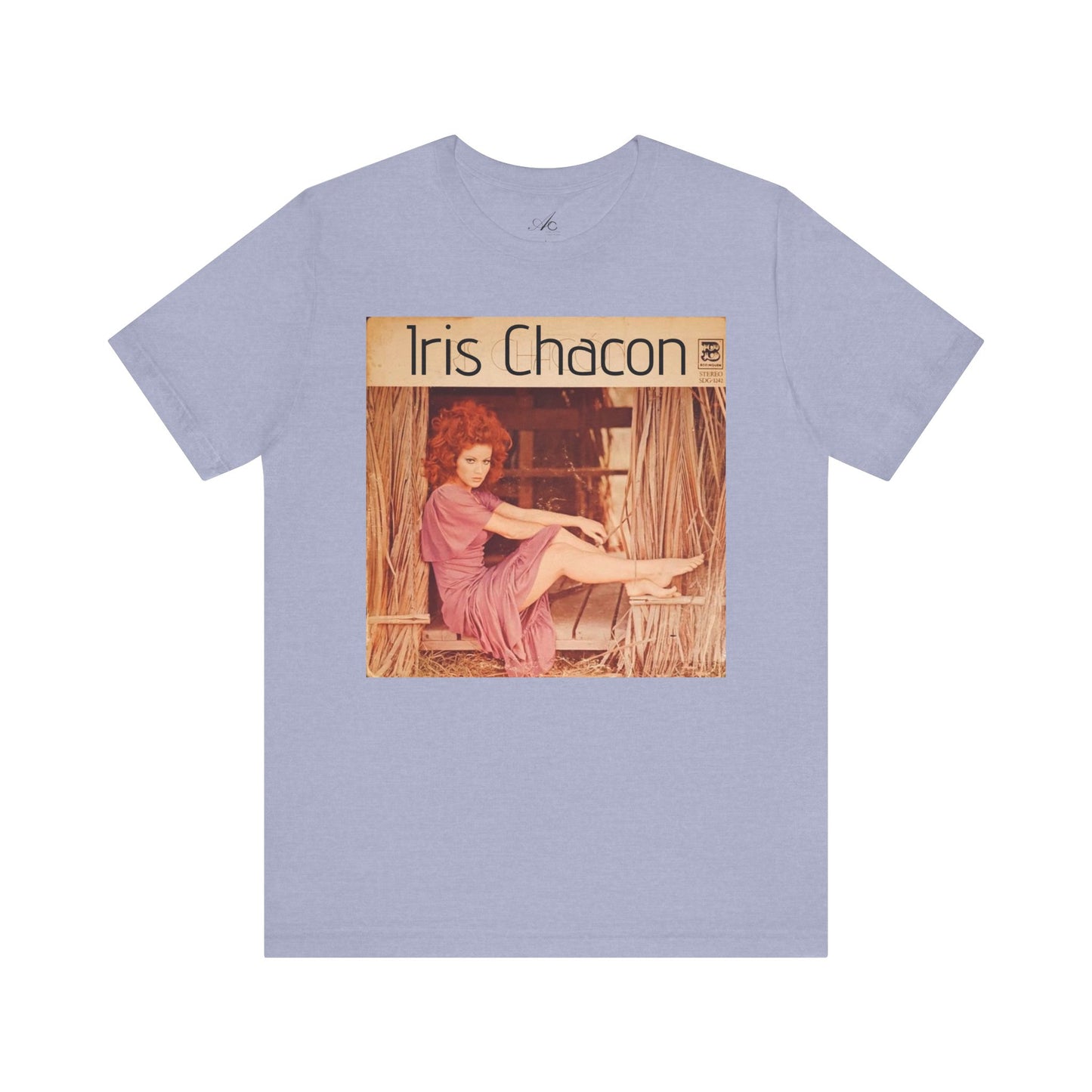 Retro Iris Chacon Unisex Tee, Vintage Music Shirt, Bohemian T-Shirt, Gift for Her, 90s Style Top