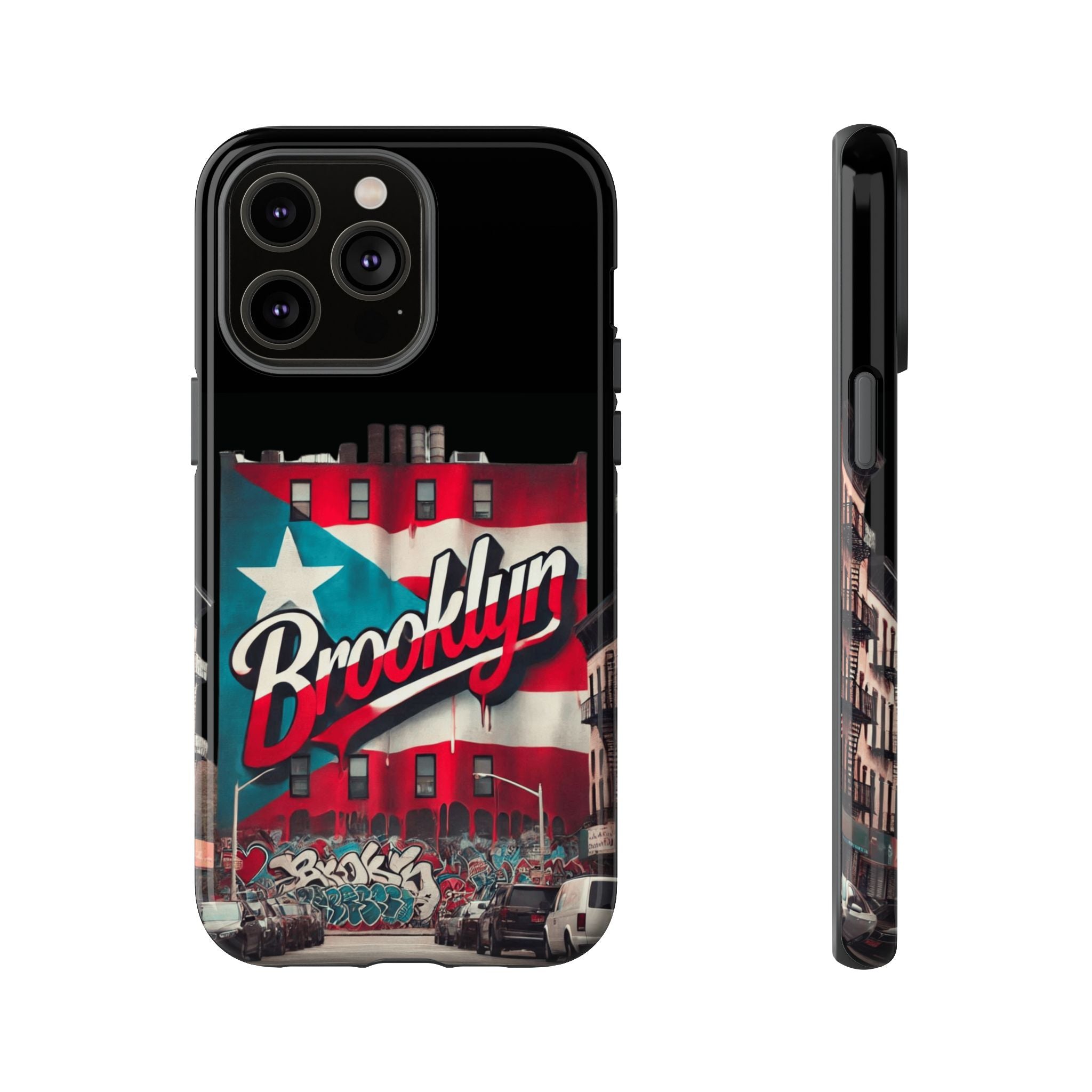 Brooklyn Street Art Phone Case  Urban Graffiti Protective Cover
