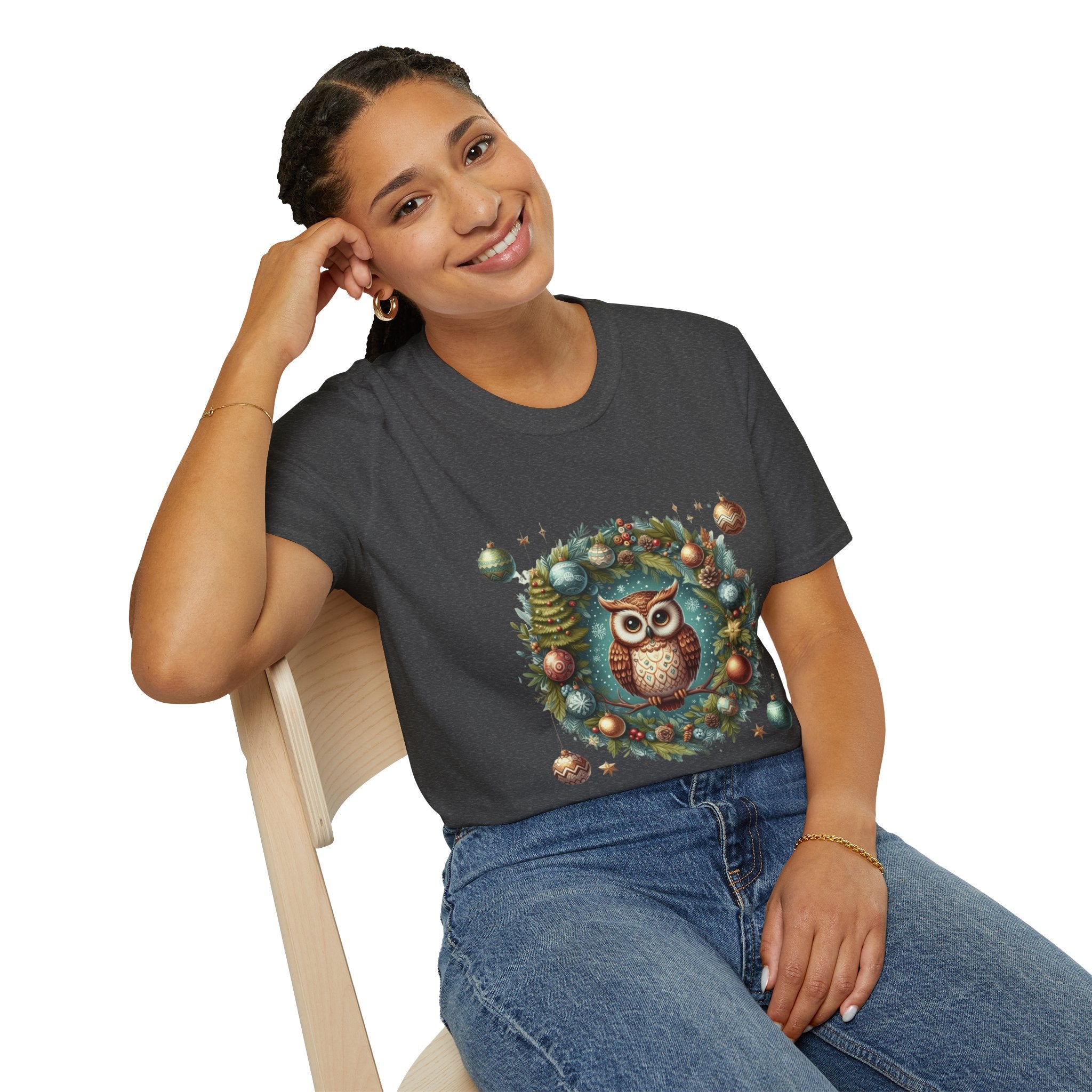 Merry Christmas Shirt  Santa, Reindeer  Holiday Spirit Design