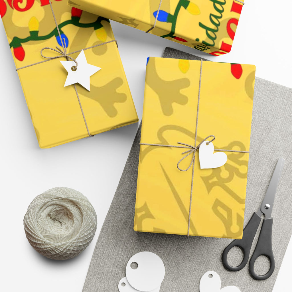 Puerto Rico Wrapping Paper Cultural Gift Wrap Boricua Heritage Design Holiday & Celebration Gift Packaging